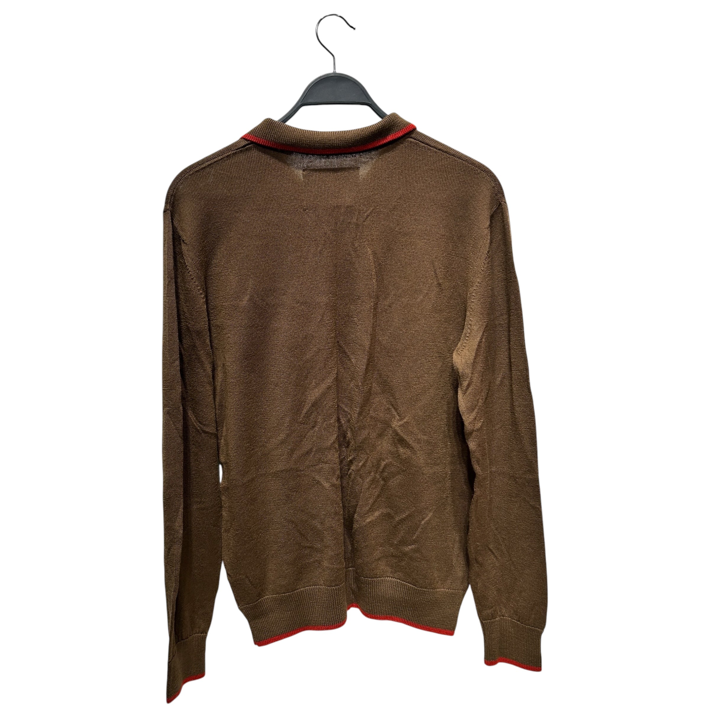 BODE/Sweater/M/L/Wool/BRW/FLOWER BUTTON view 2