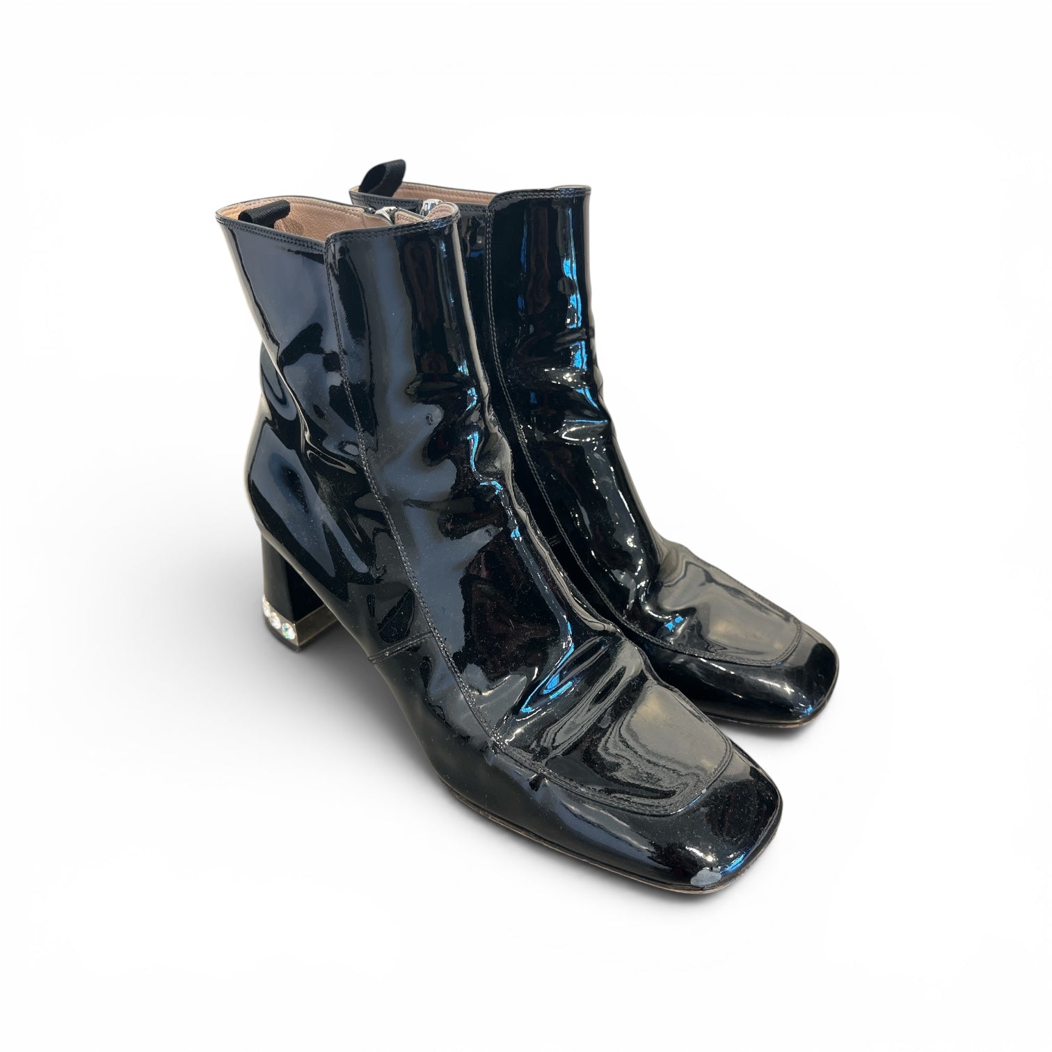 MIU MIU/Boots/BLK/CRYSTAL BOOTS view 1