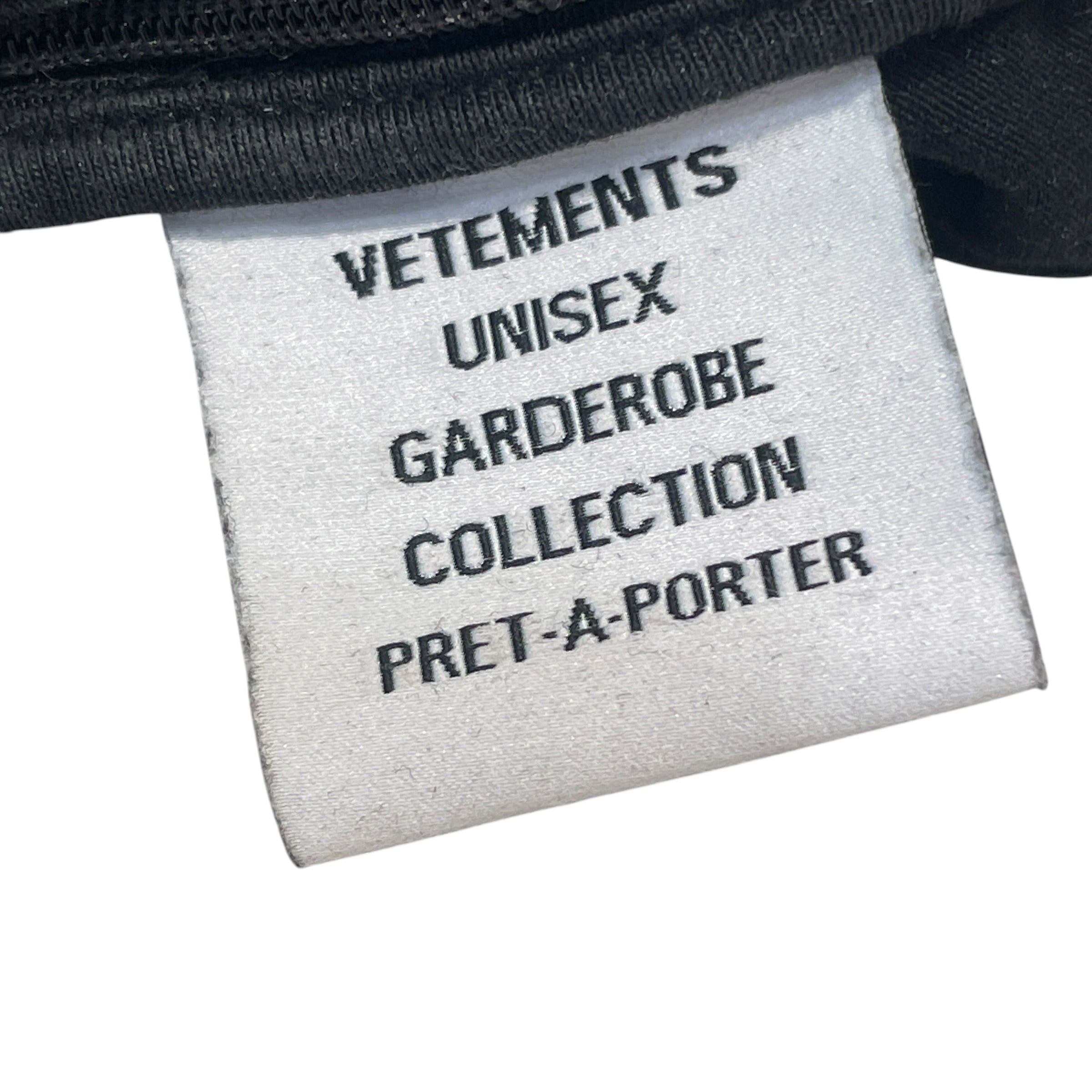 VETEMENTS/Headwear/S/Cotton/BLK/M's/Black Mask view 7