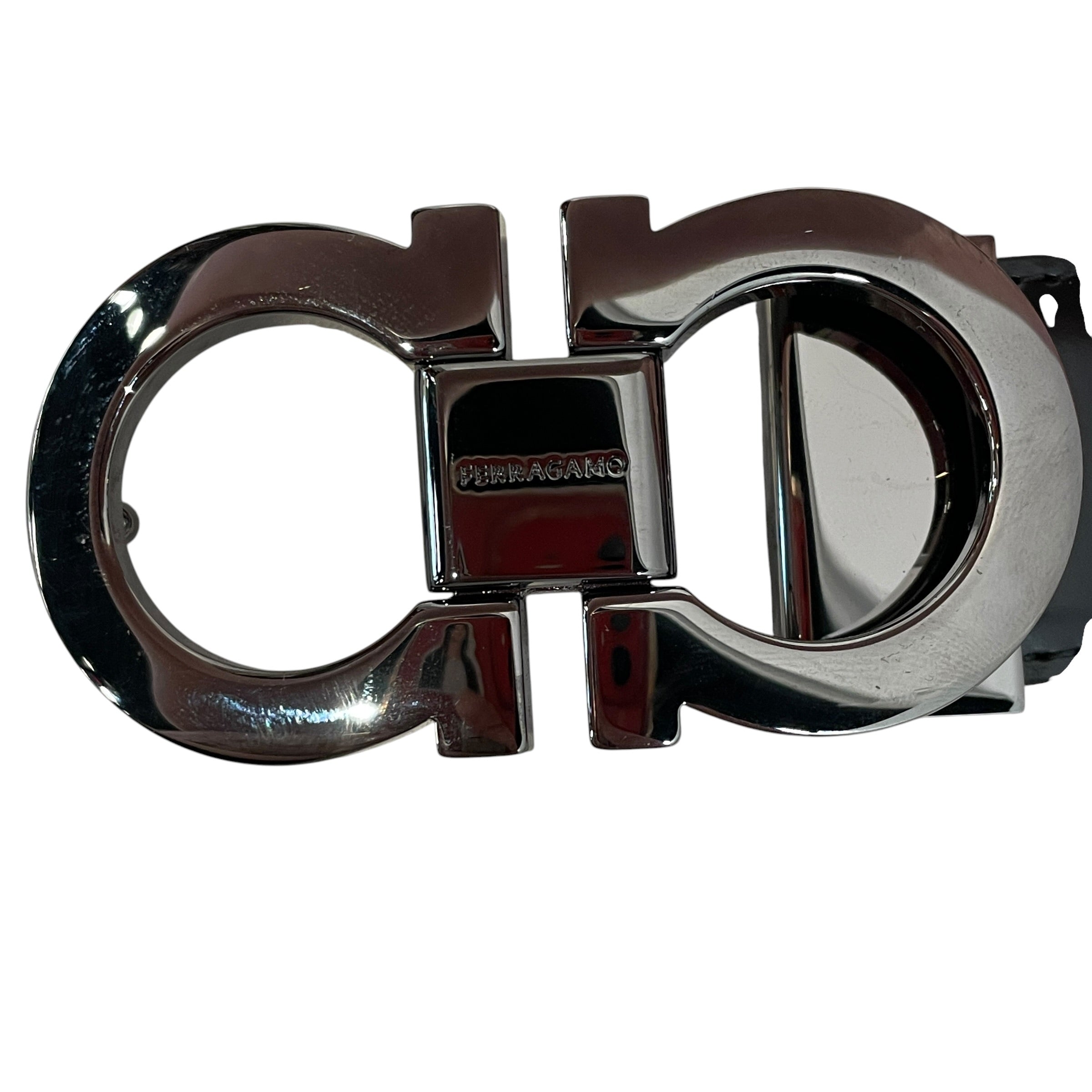 Salvatore Ferragamo/Belt/Leather/BLK/smooth shiny leather view 3