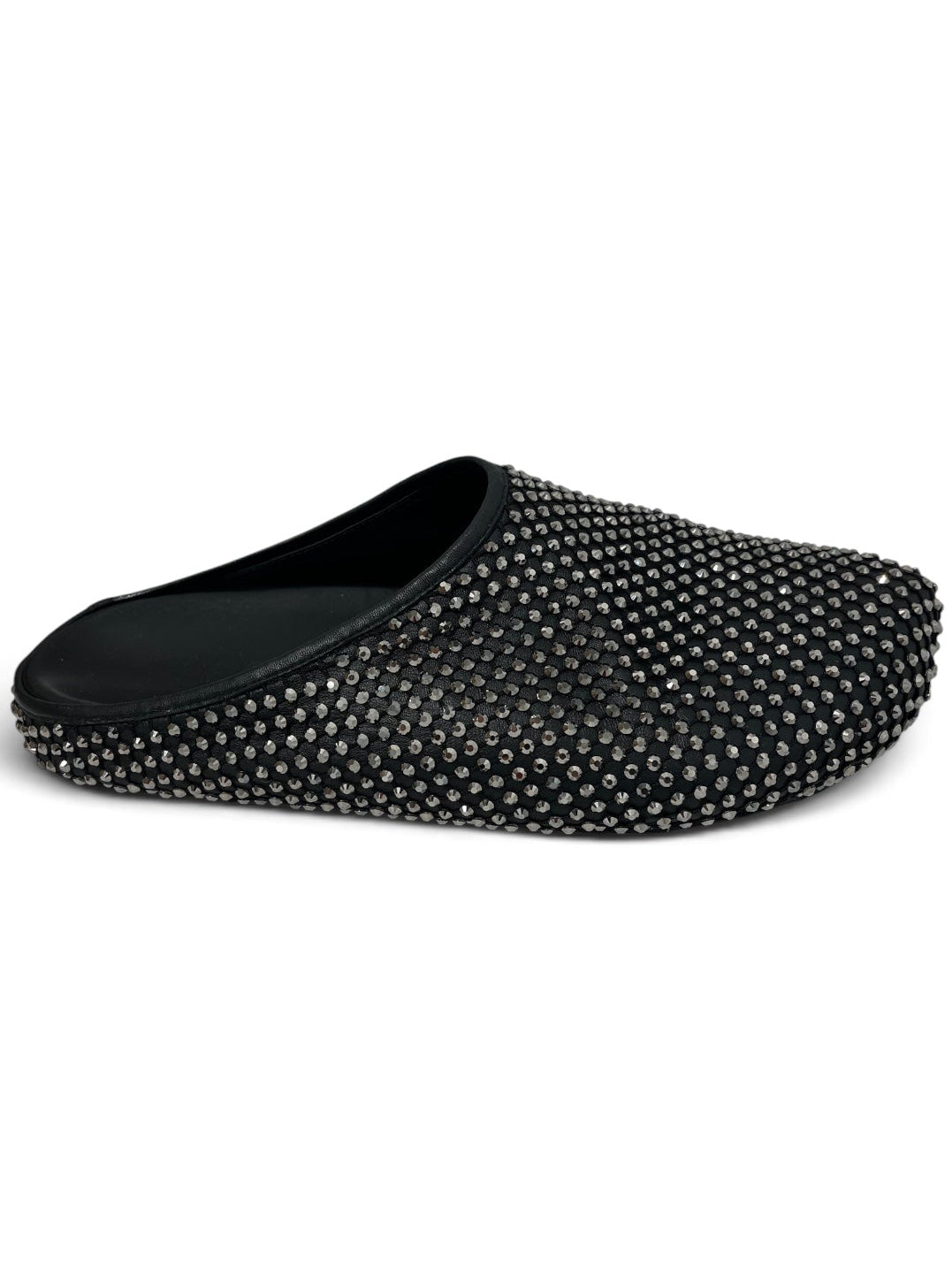 MARNI/Sandals/EU 43/Leather/BLK/CRYSTAL NET SANDALS view 3