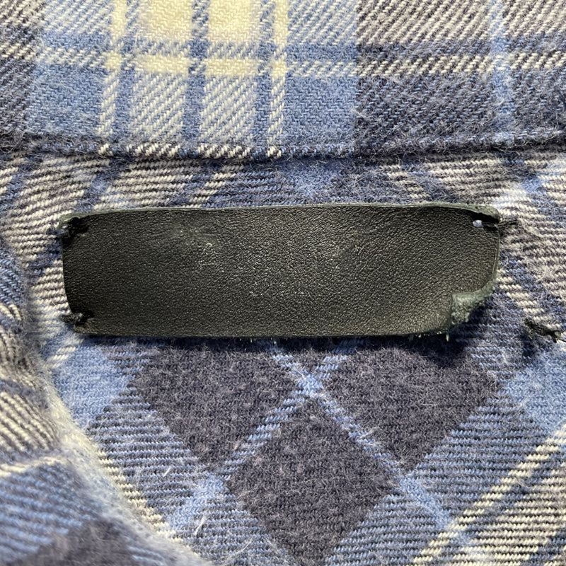 AMIRI/LS Shirt/S/Cotton/BLU/Plaid/star studded flannel