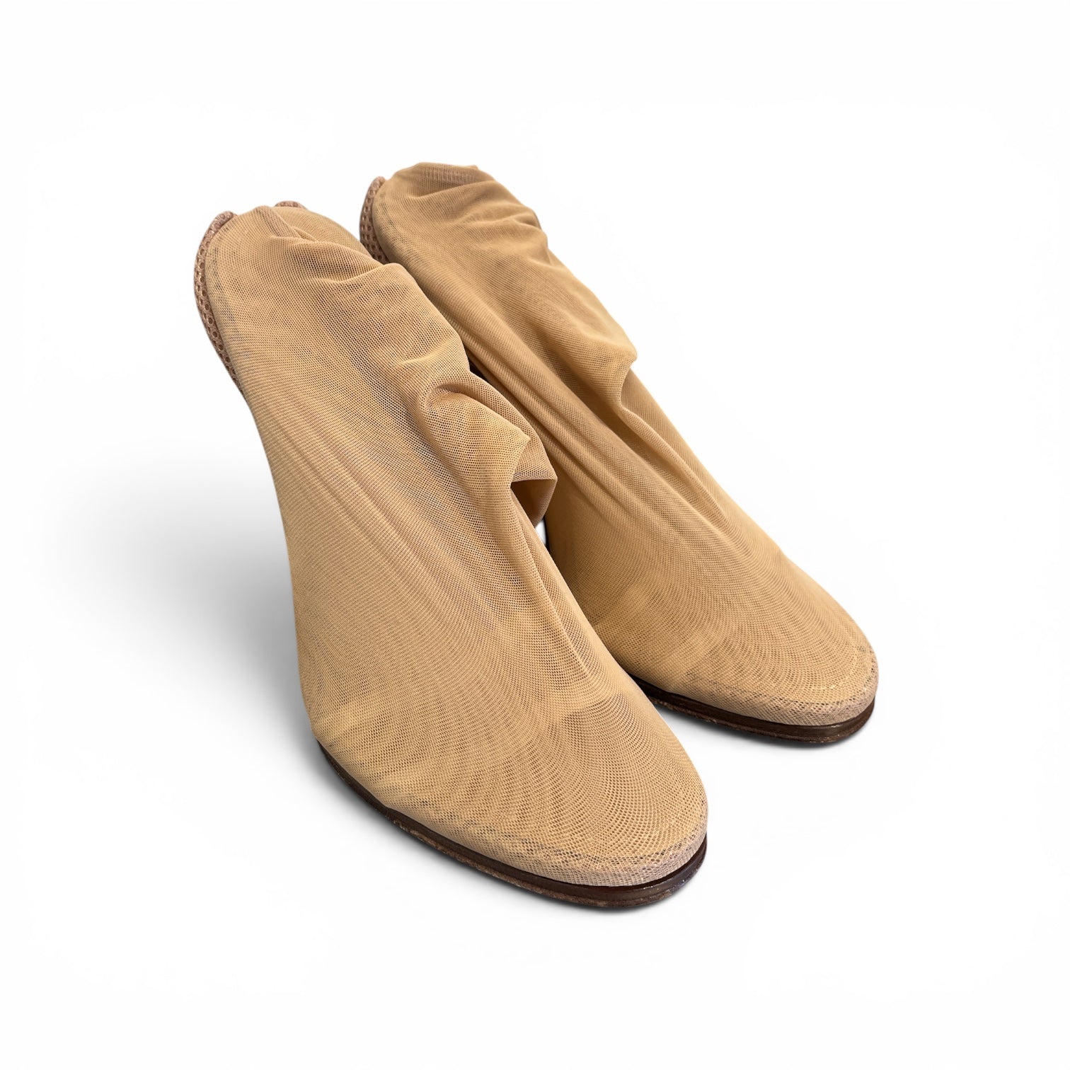BURBERRY LONDON/Heels/EU 36.5/Cotton/BEG/MESH SOCK view 1