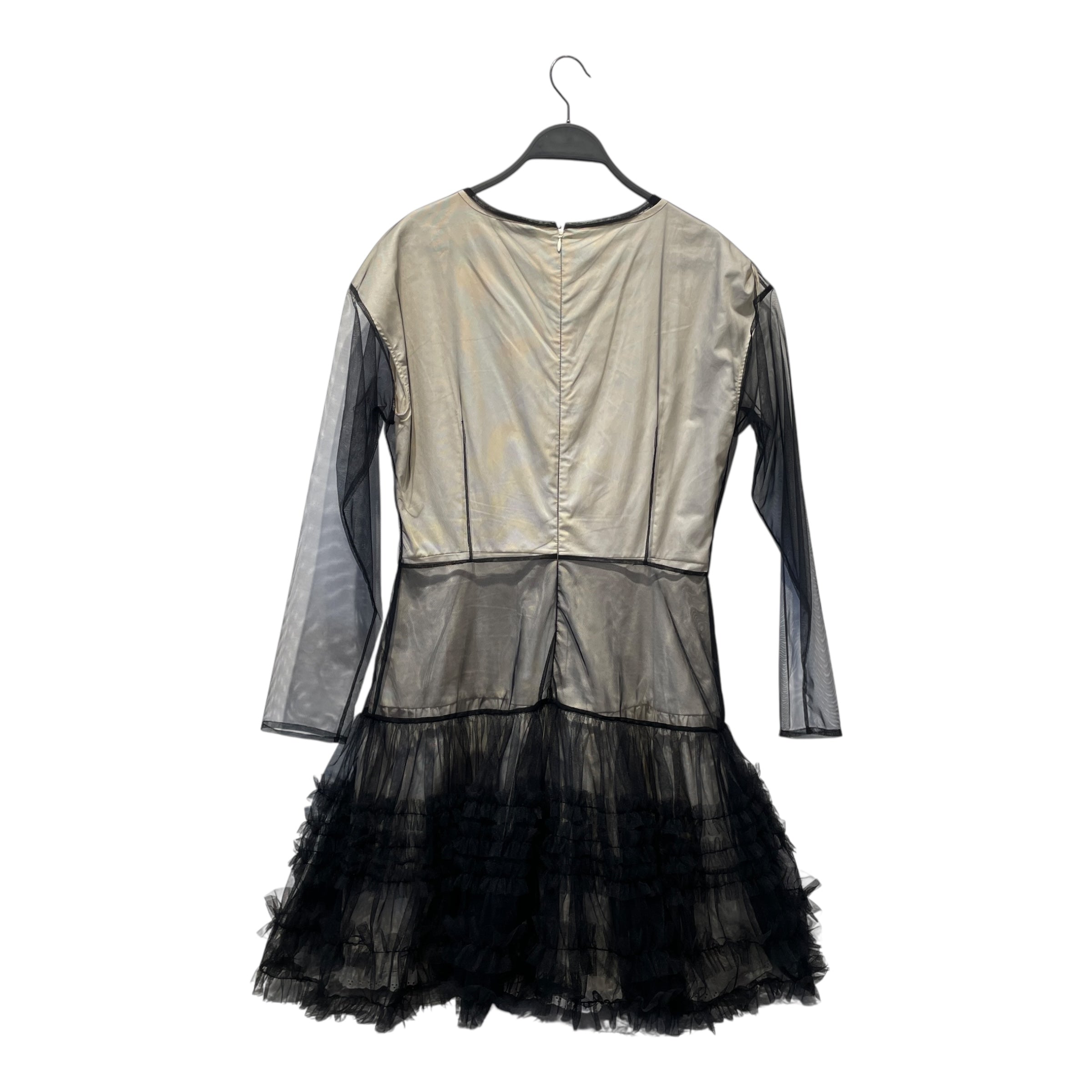 Molly Goddard/LS Dress/8/Nylon/BLK/TULLE OVERLAY view 2