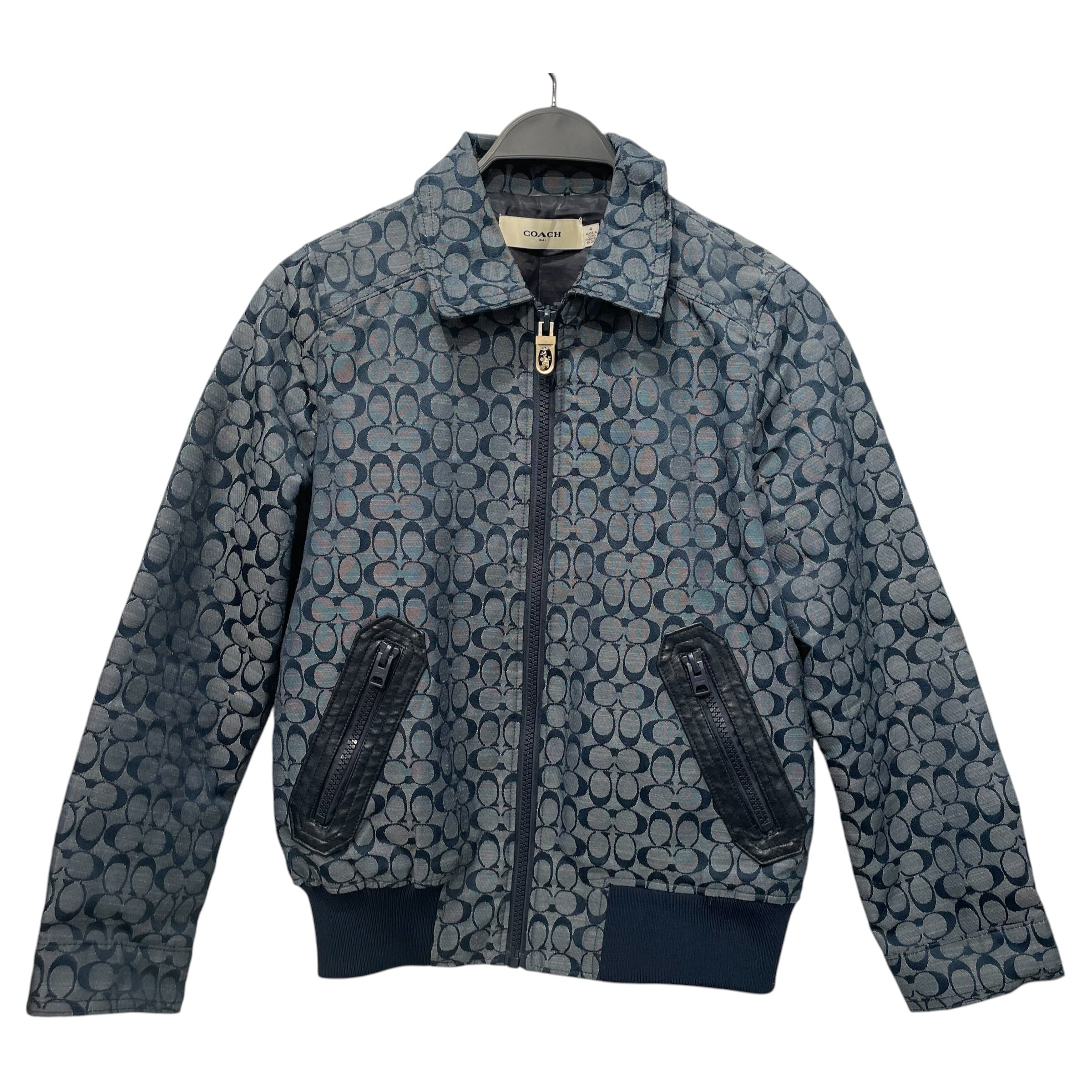 COACH/Denim Jkt/4/All Over Print/Cotton/BLU/ view 1