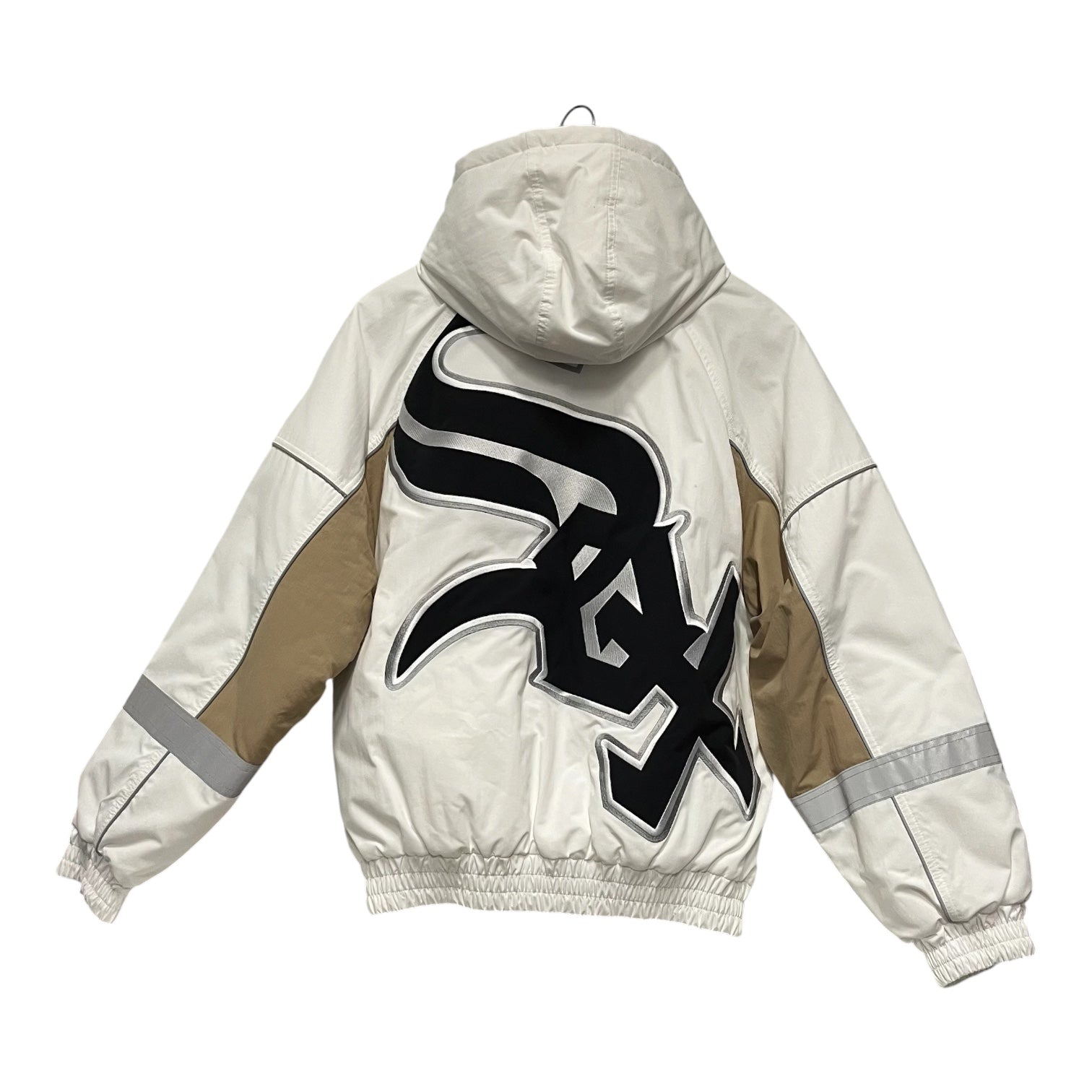 Supreme/Puffer Jkt/S/Nylon/WHT/white sox view 2