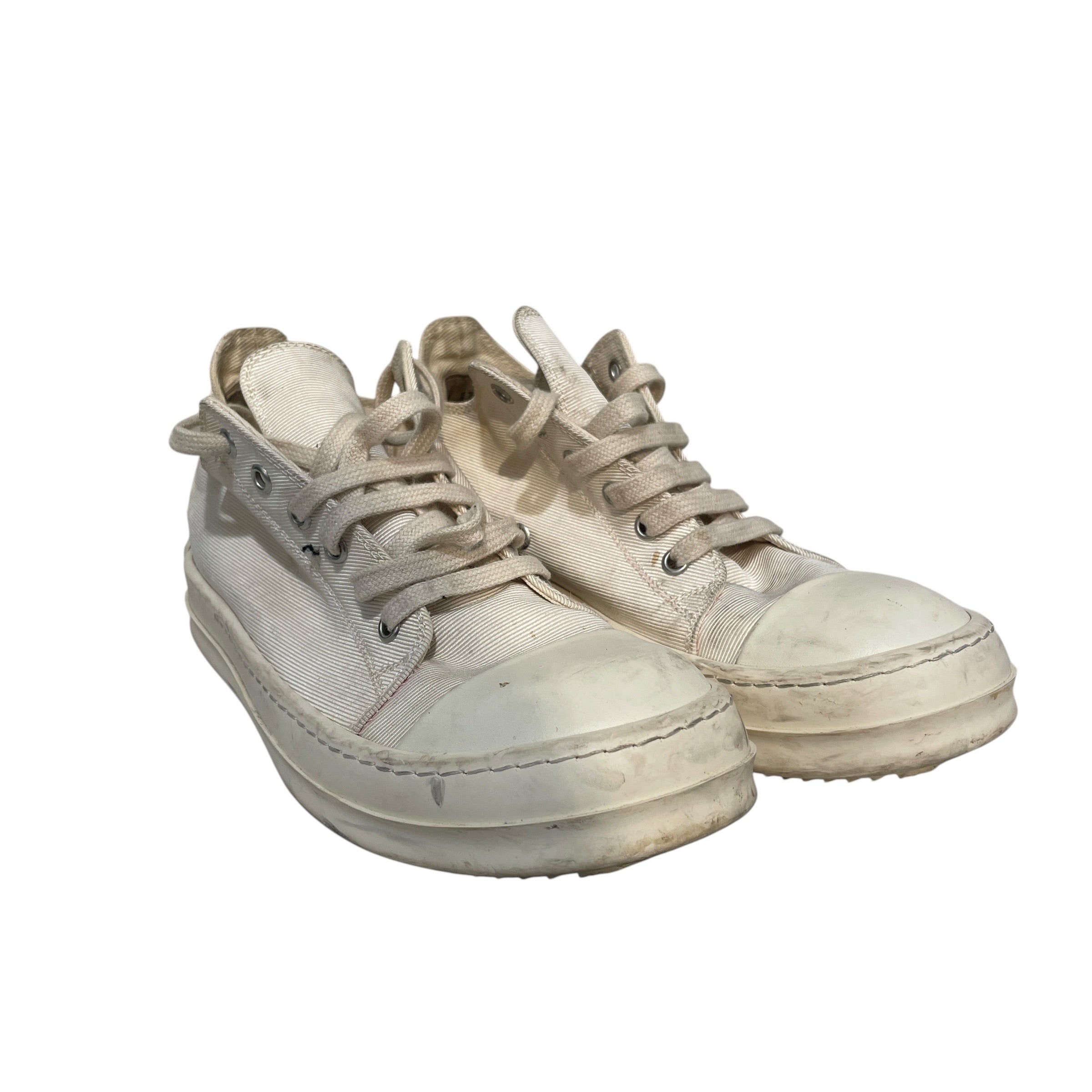 RICK OWENS DRKSHDW/Low-Sneakers/EU 37/Cotton/WHT/Temple Low Sneakers view 1