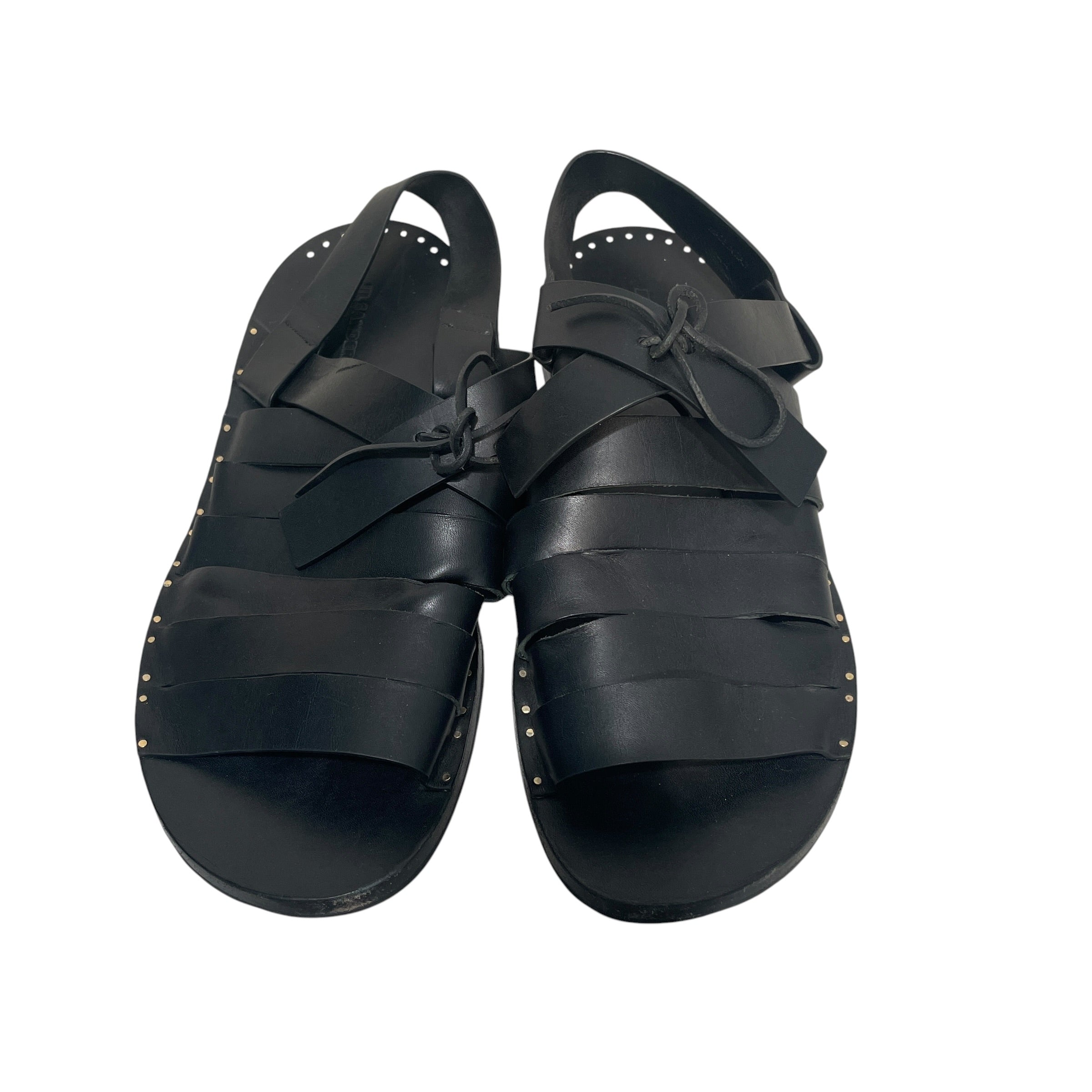 JIL SANDER/Sandals/EU 44/Leather/BLK/Leather Strap Sandals view 3
