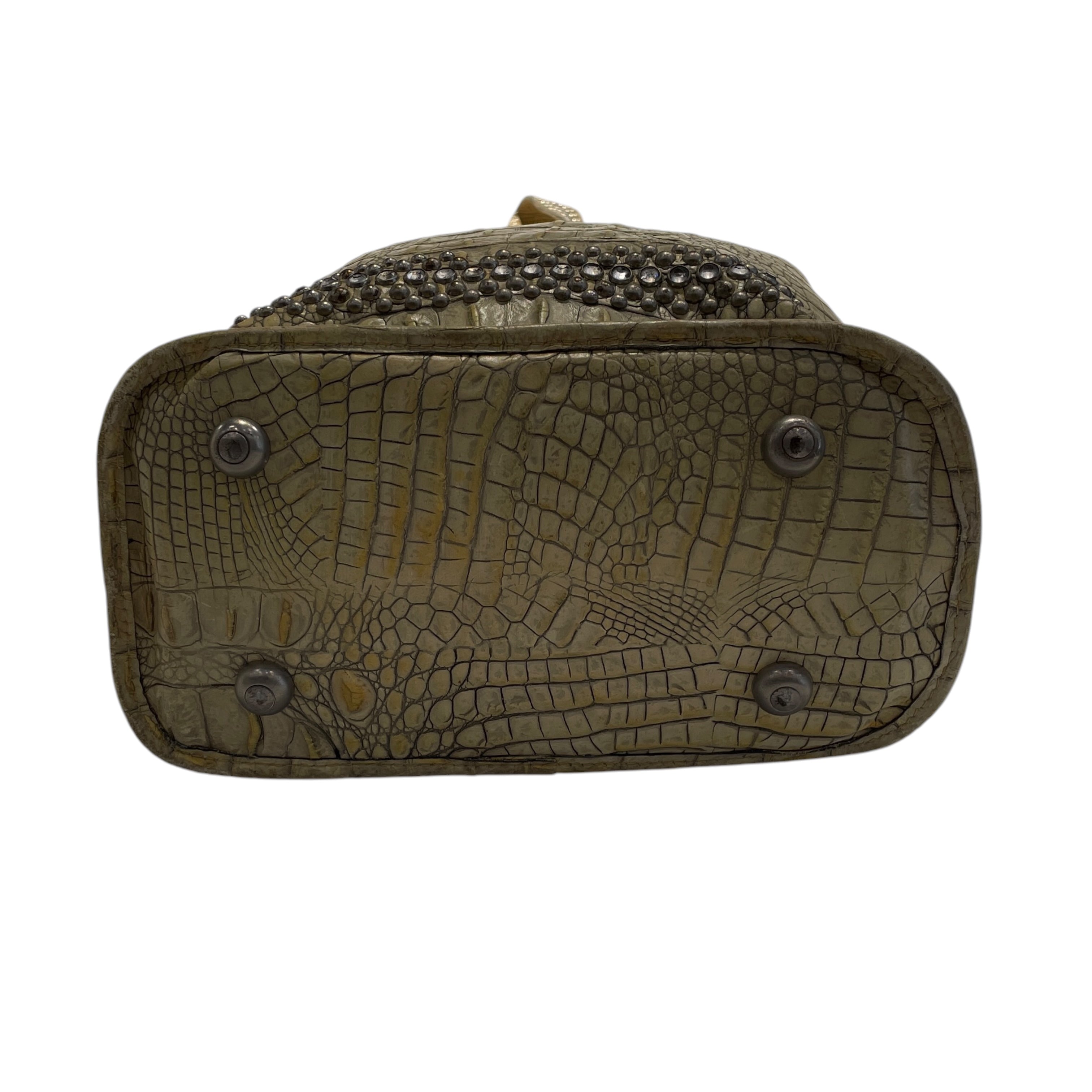 RAVIANI/Hand Bag/Animal Pattern/Leather/GRN/GENUINE CROCODILE BAG view 3