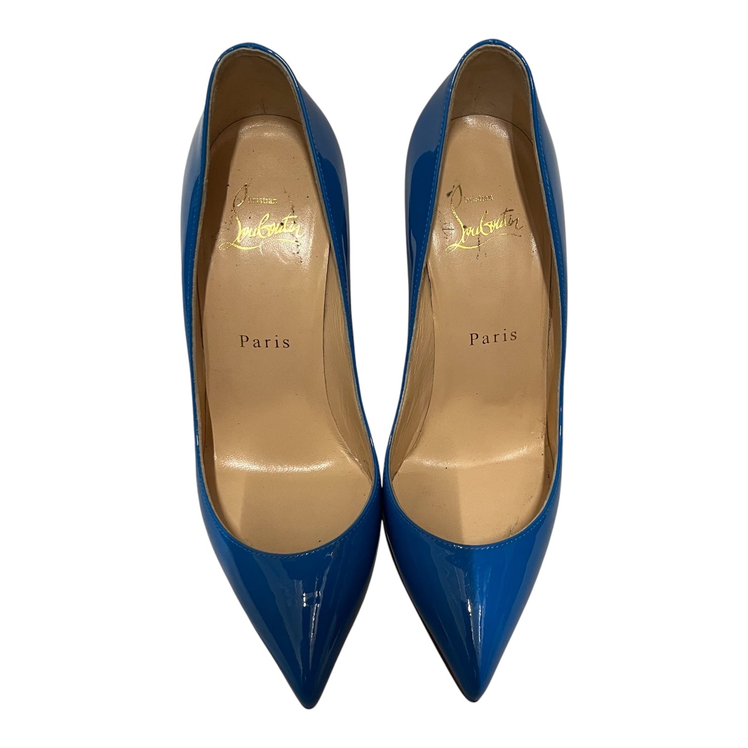 Christian Louboutin/Heels/EU 36/Leather/BLU/pumps view 3