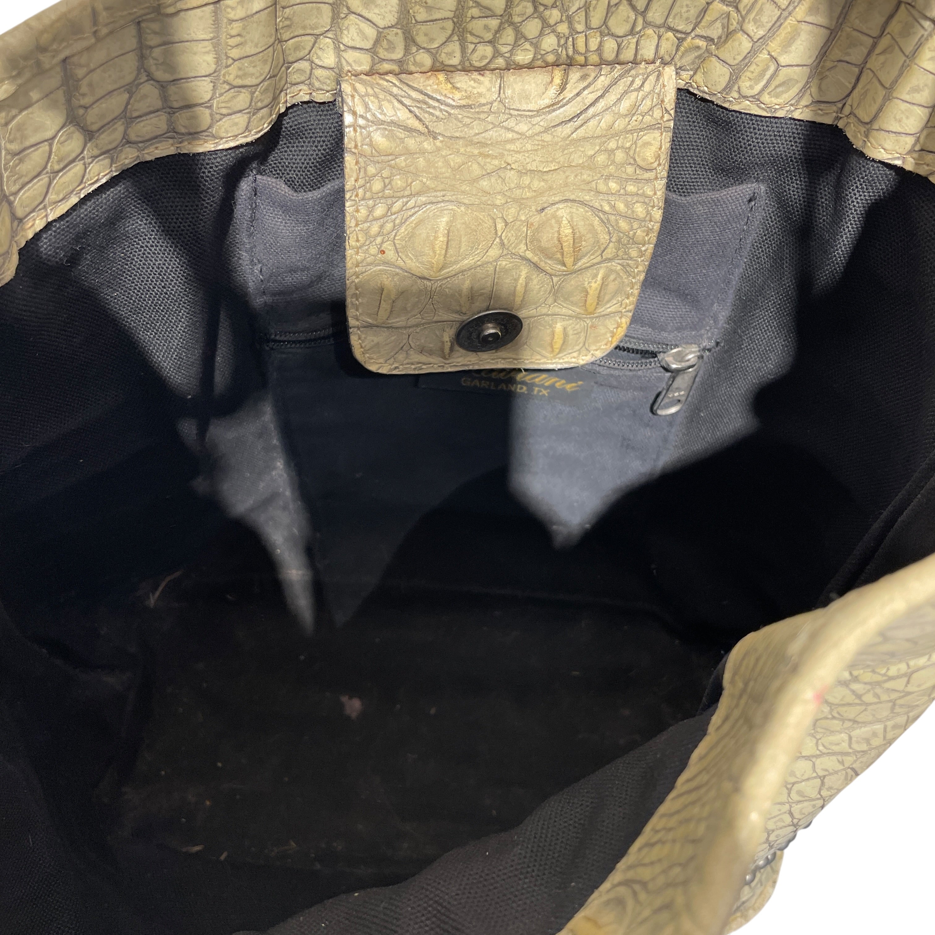 RAVIANI/Hand Bag/Animal Pattern/Leather/GRN/GENUINE CROCODILE BAG view 5