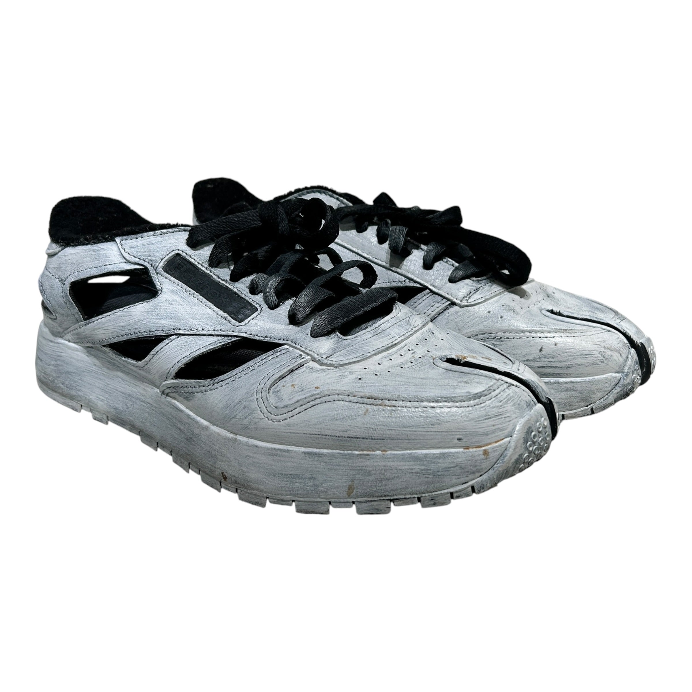 Maison Margiela/Low-Sneakers/US 8.5/WHT/Margiela Reebok Leather Tabi view 1