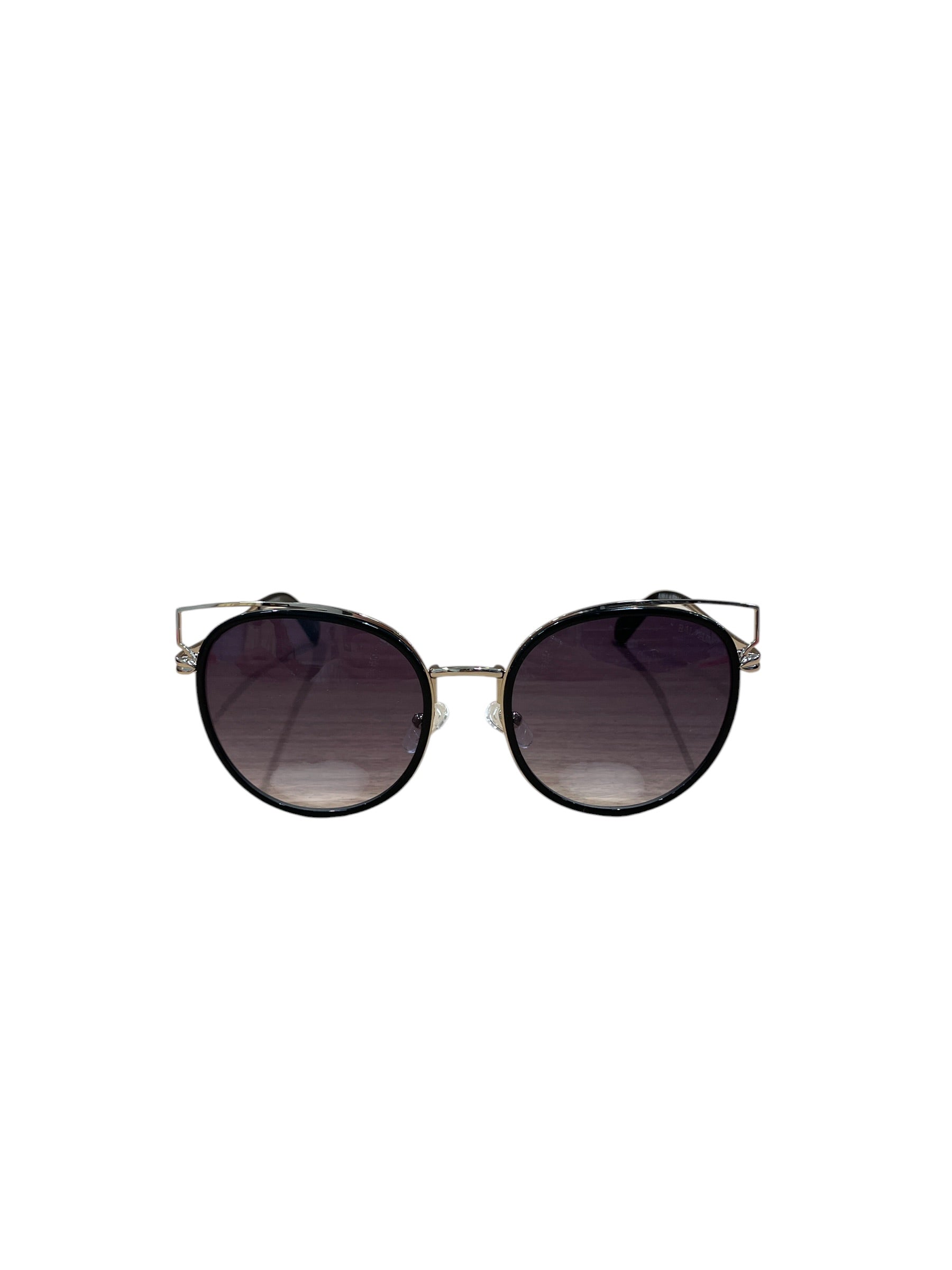 BALMAIN/Sunglasses/Titanium/BLK/L's/CAT EYE GOLD/ GRADIENT LENSE view 1