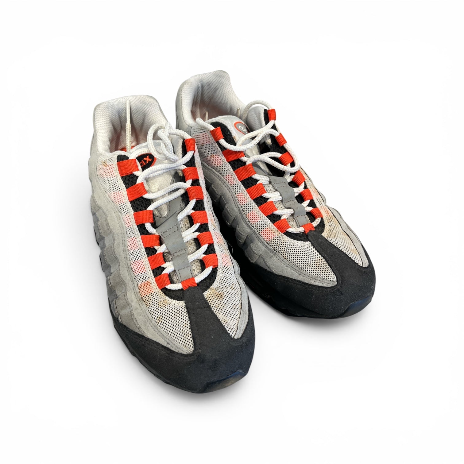 NIKE/Low-Sneakers/US 9.5/Suede/GRY/AIR MAX 95 view 1