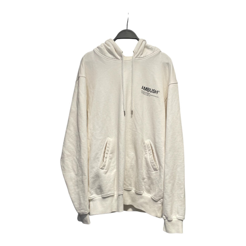 AMBUSH/Hoodie/L/Cotton/WHT/