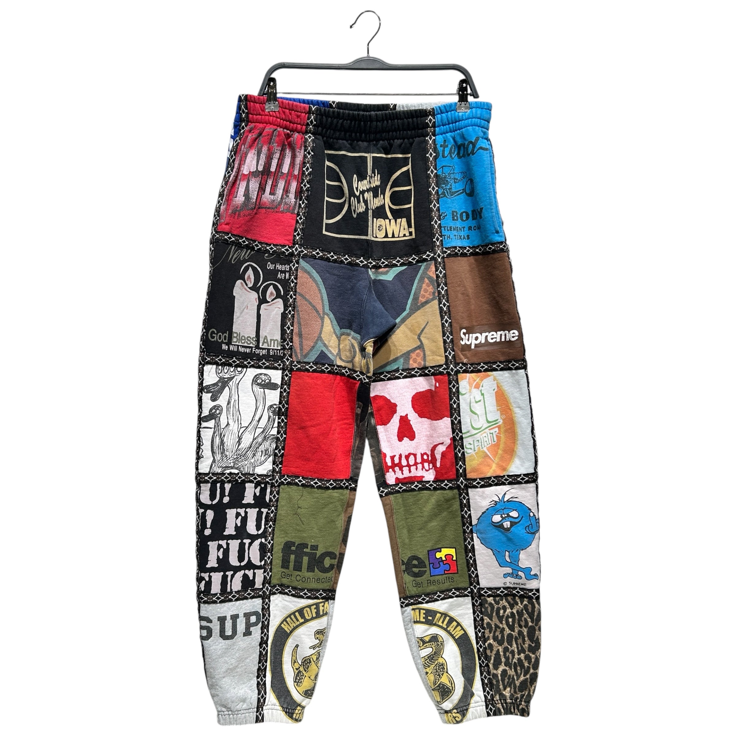 Supreme/NUMBER (N)INE/Pants/L/Cotton/MLT/All Over Print/PATCHWORK view 1
