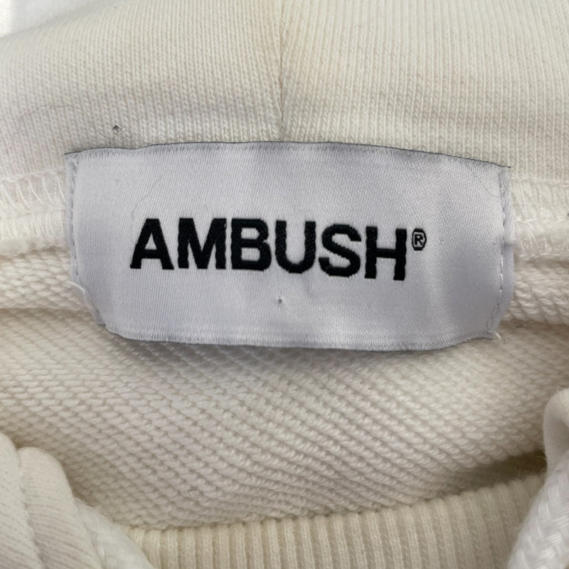 AMBUSH/Hoodie/L/Cotton/WHT/