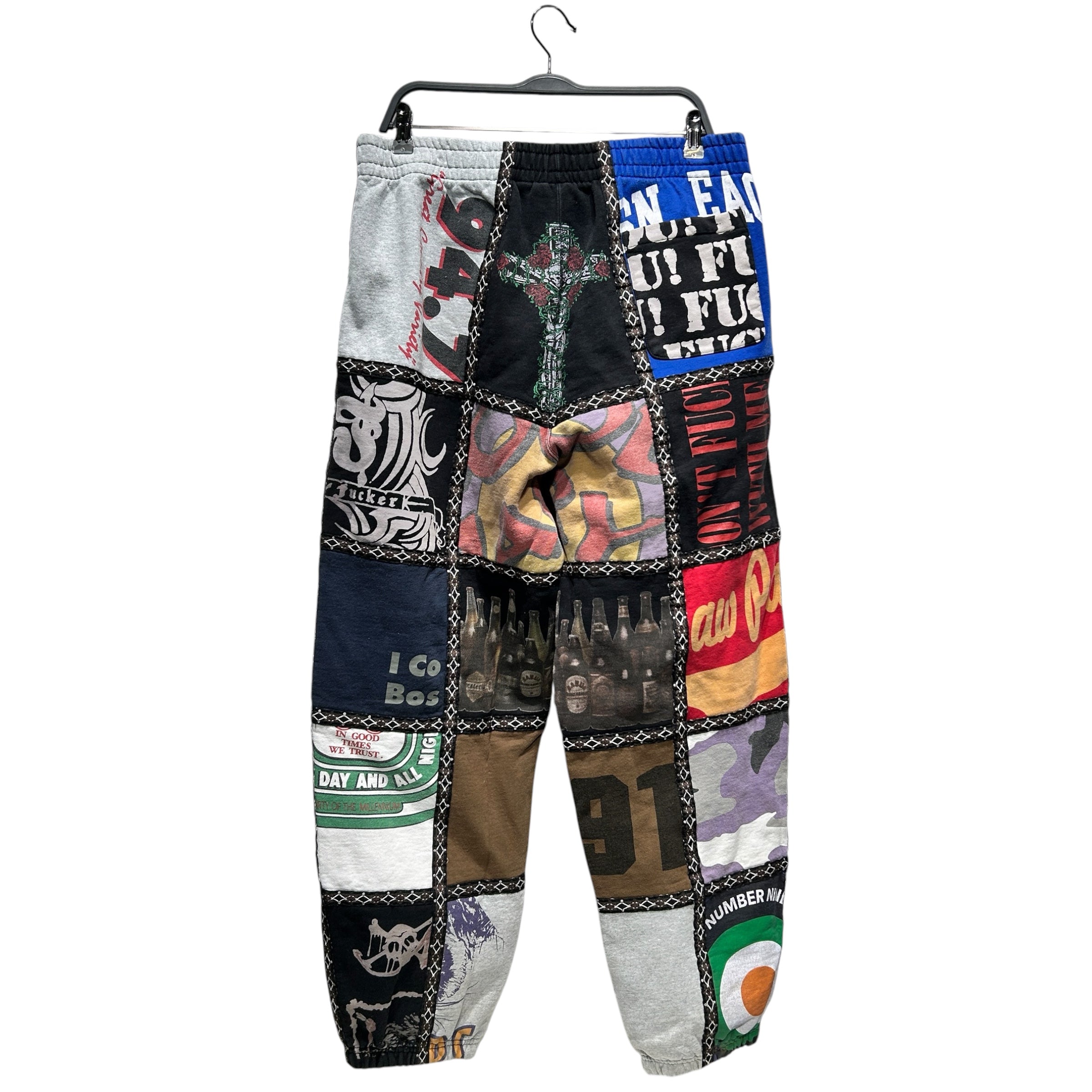Supreme/NUMBER (N)INE/Pants/L/Cotton/MLT/All Over Print/PATCHWORK view 2