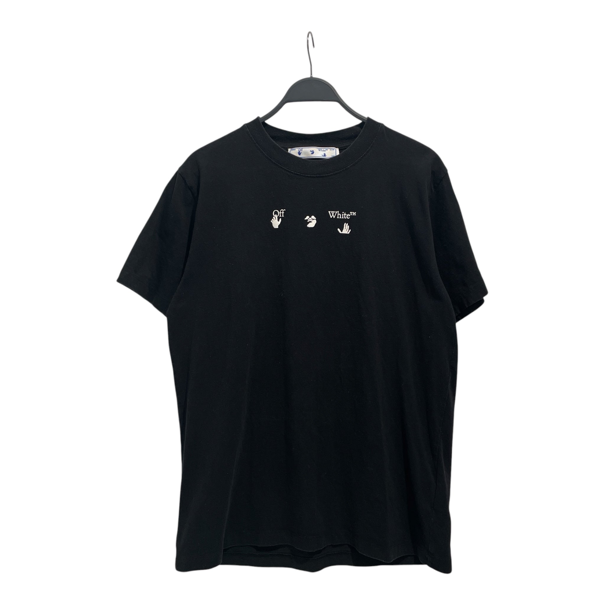 OFF-WHITE/T-Shirt/L/Cotton/BLK/Graphic/ view 1
