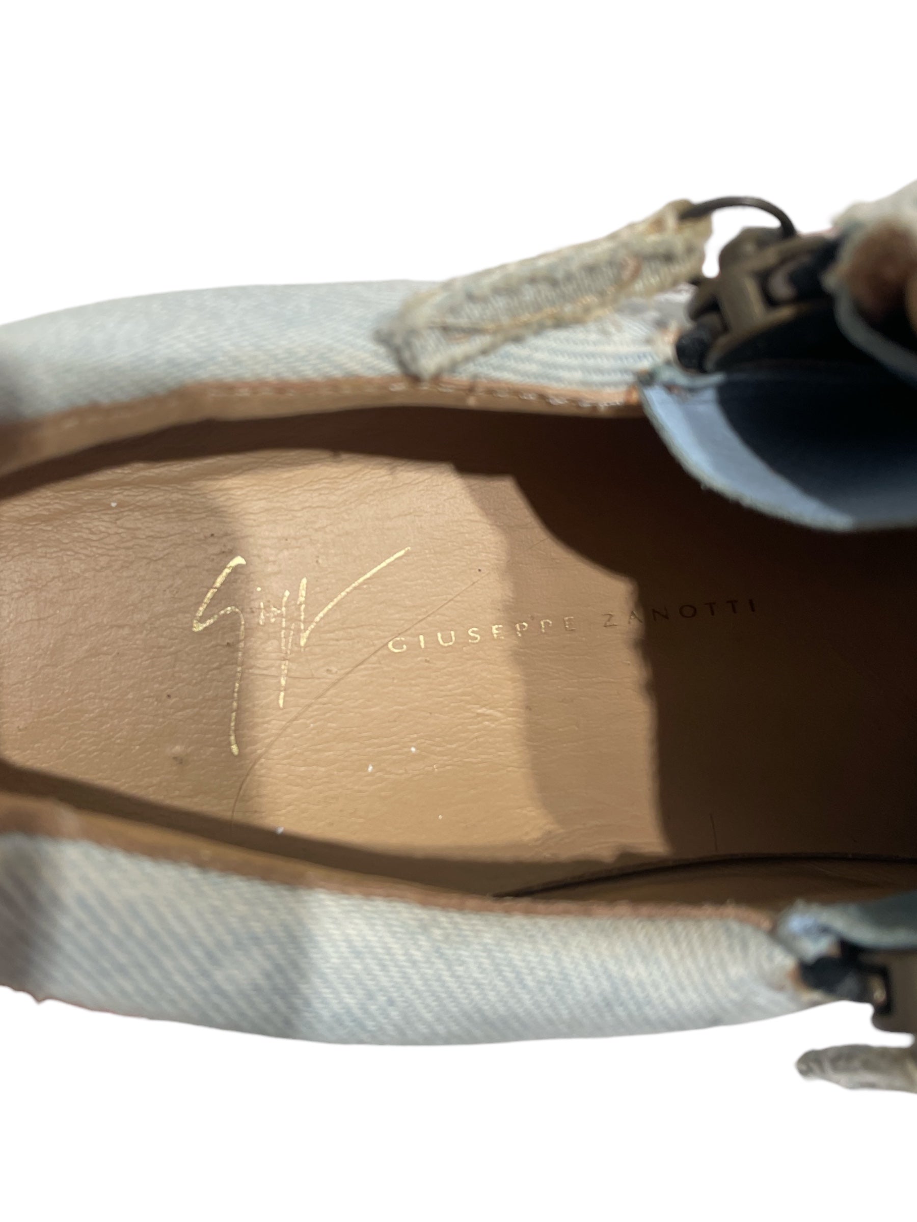 Giuseppe Zanotti/Low-Sneakers/EU 39.5/Denim/IDG/ view 3