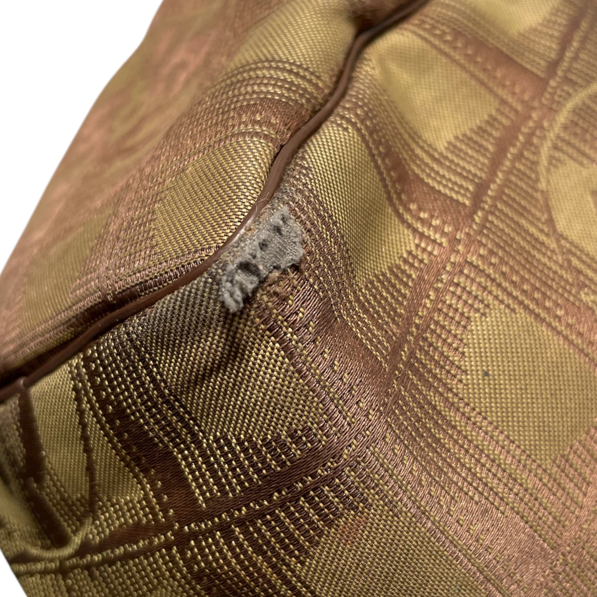 CHANEL/Cross Body Bag/S/Monogram/Nylon/BRW/MONOGRAM CROSSBODY view 6