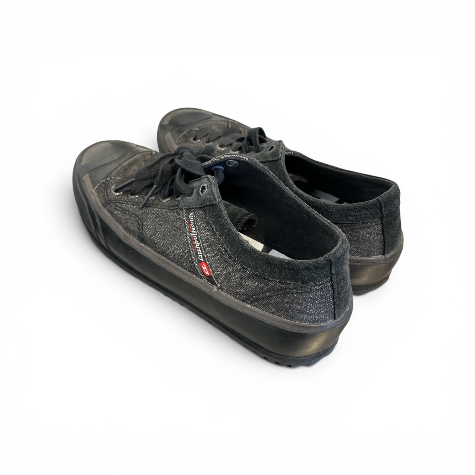 DIESEL/Low-Sneakers/US 8.5/Cotton/BLK/PRINCIPIA LOW view 2