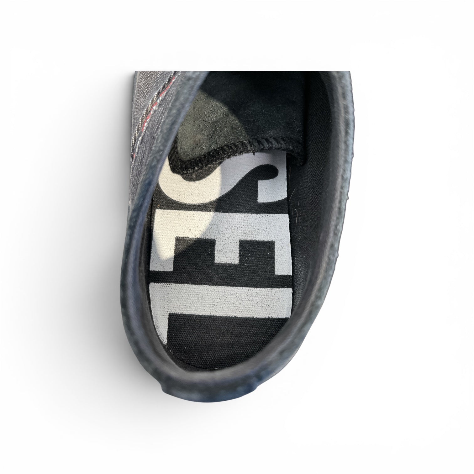 DIESEL/Low-Sneakers/US 8.5/Cotton/BLK/PRINCIPIA LOW view 3