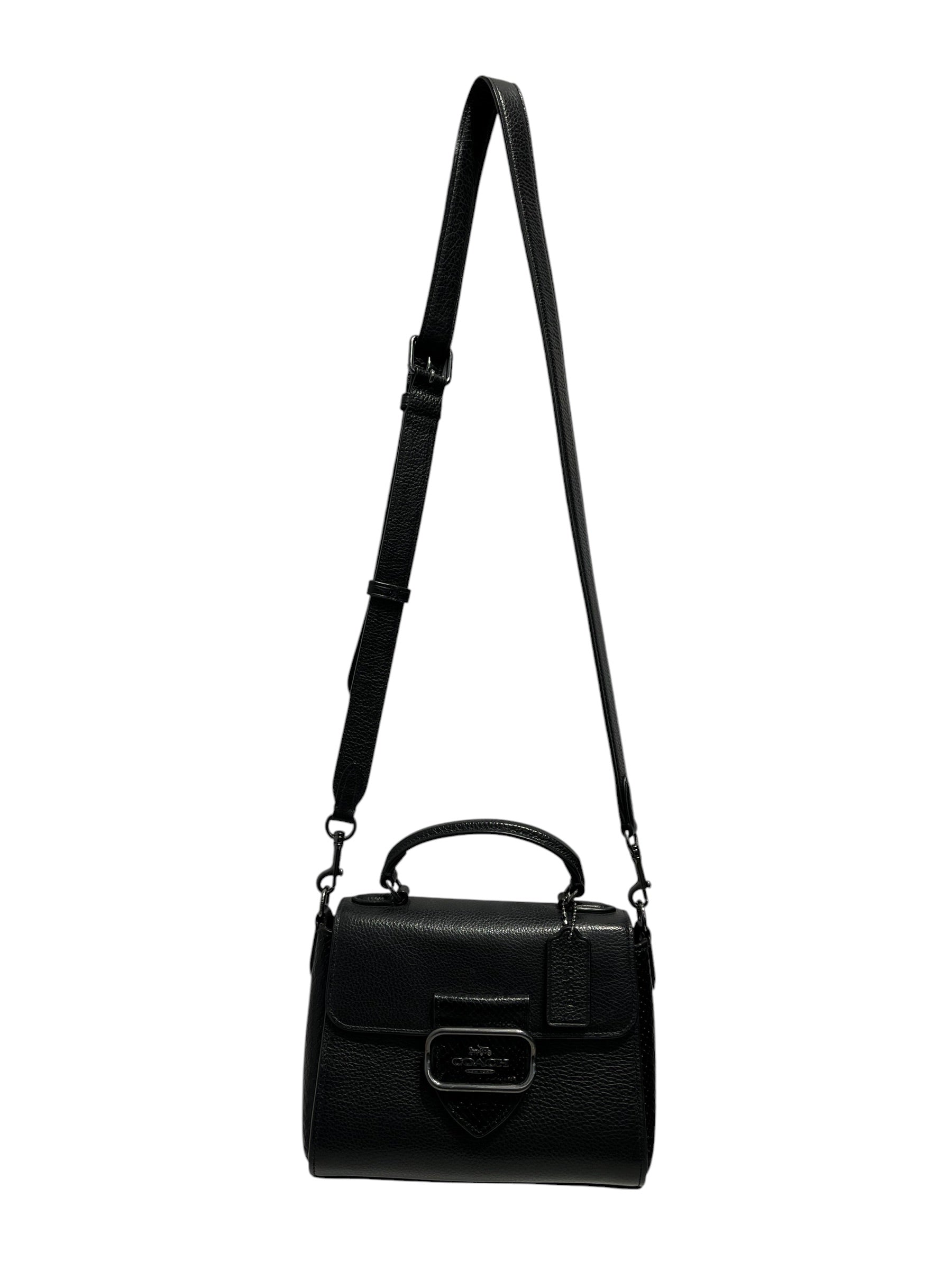 COACH/Cross Body Bag/Leather/BLK/Morgan Satchel view 1