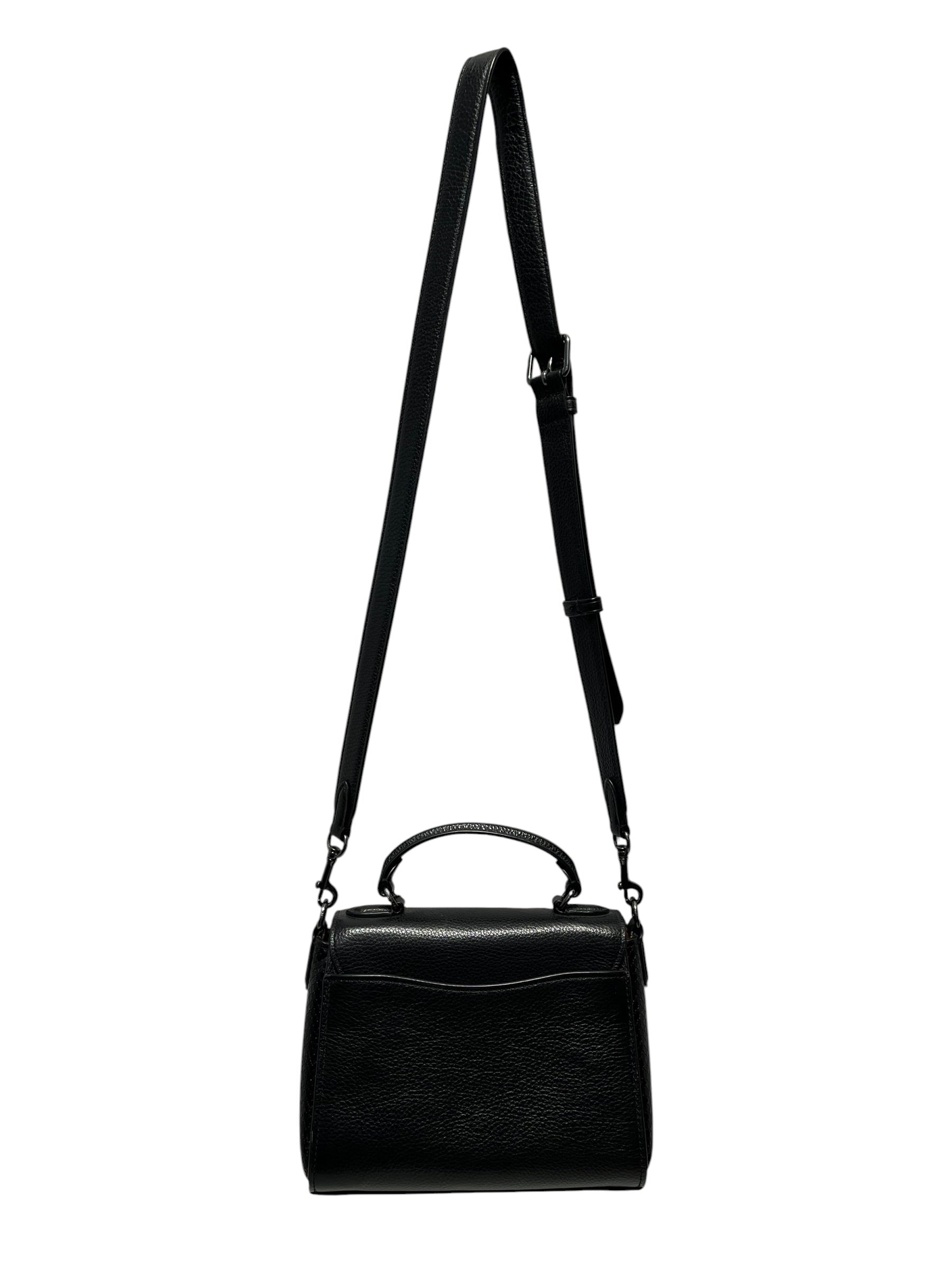 COACH/Cross Body Bag/Leather/BLK/Morgan Satchel view 2