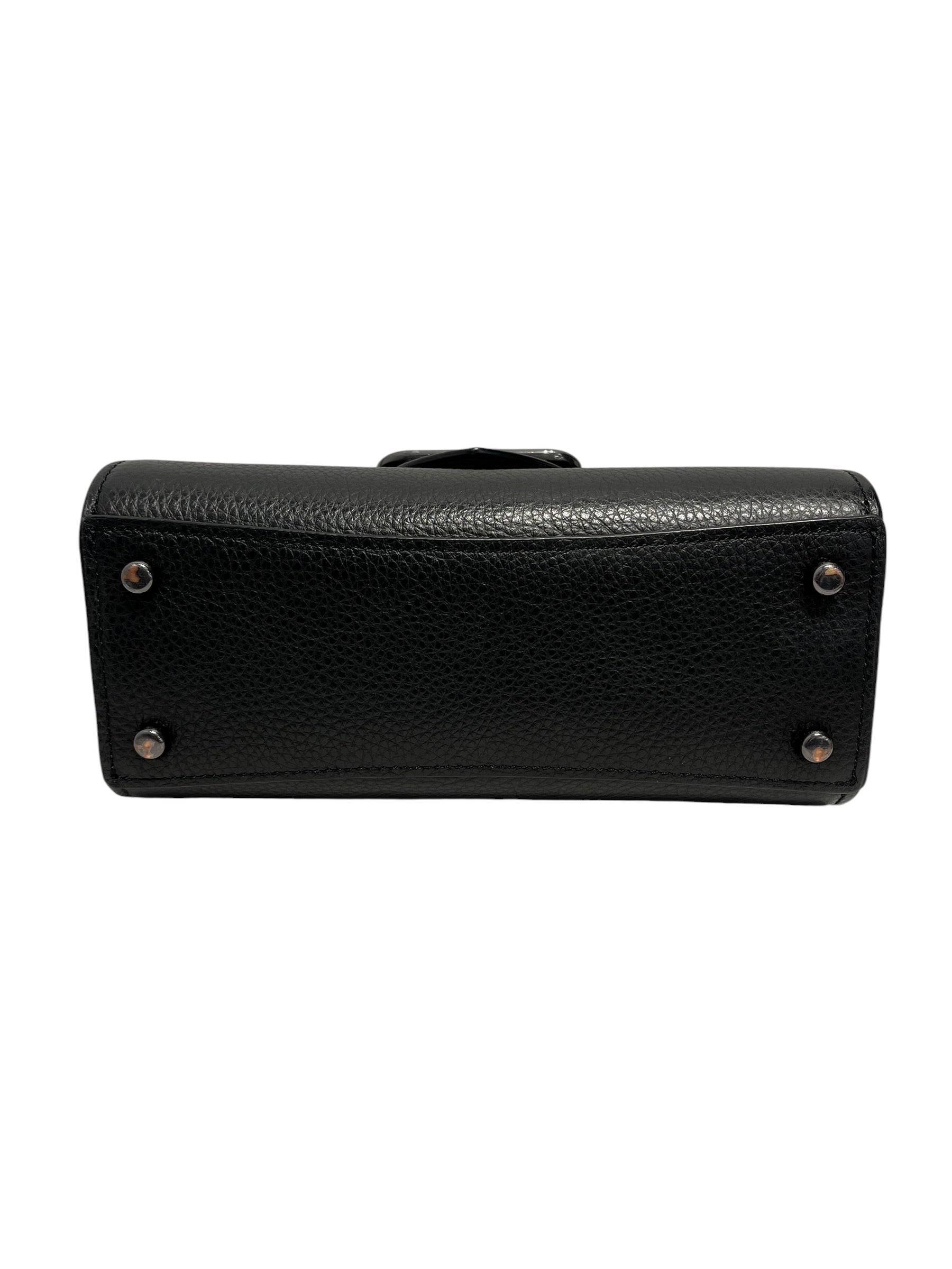 COACH/Cross Body Bag/Leather/BLK/Morgan Satchel view 4
