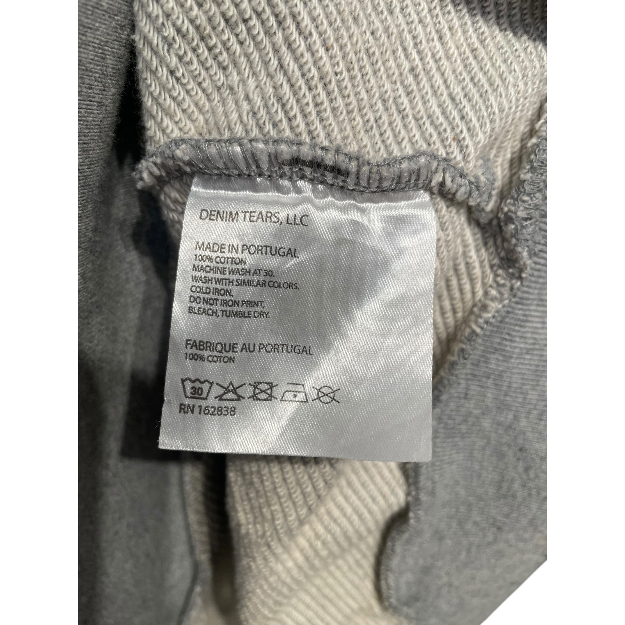 DENIM TEARS/Hoodie/XL/Cotton/GRY/COTTON WREATH HOODIE view 4