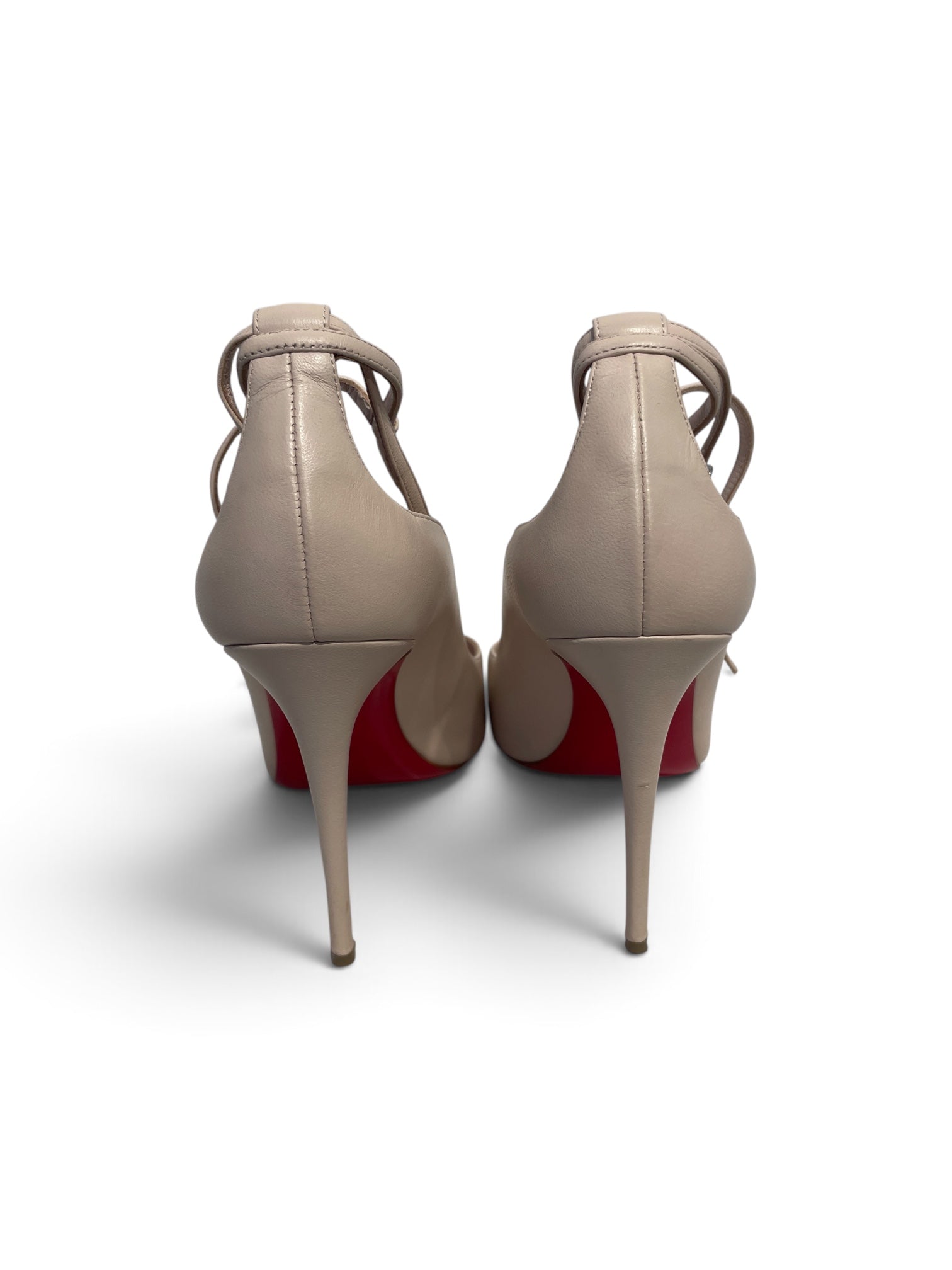 Christian Louboutin/Heels/EU 37.5/Leather/PNK/lipchick pump view 2