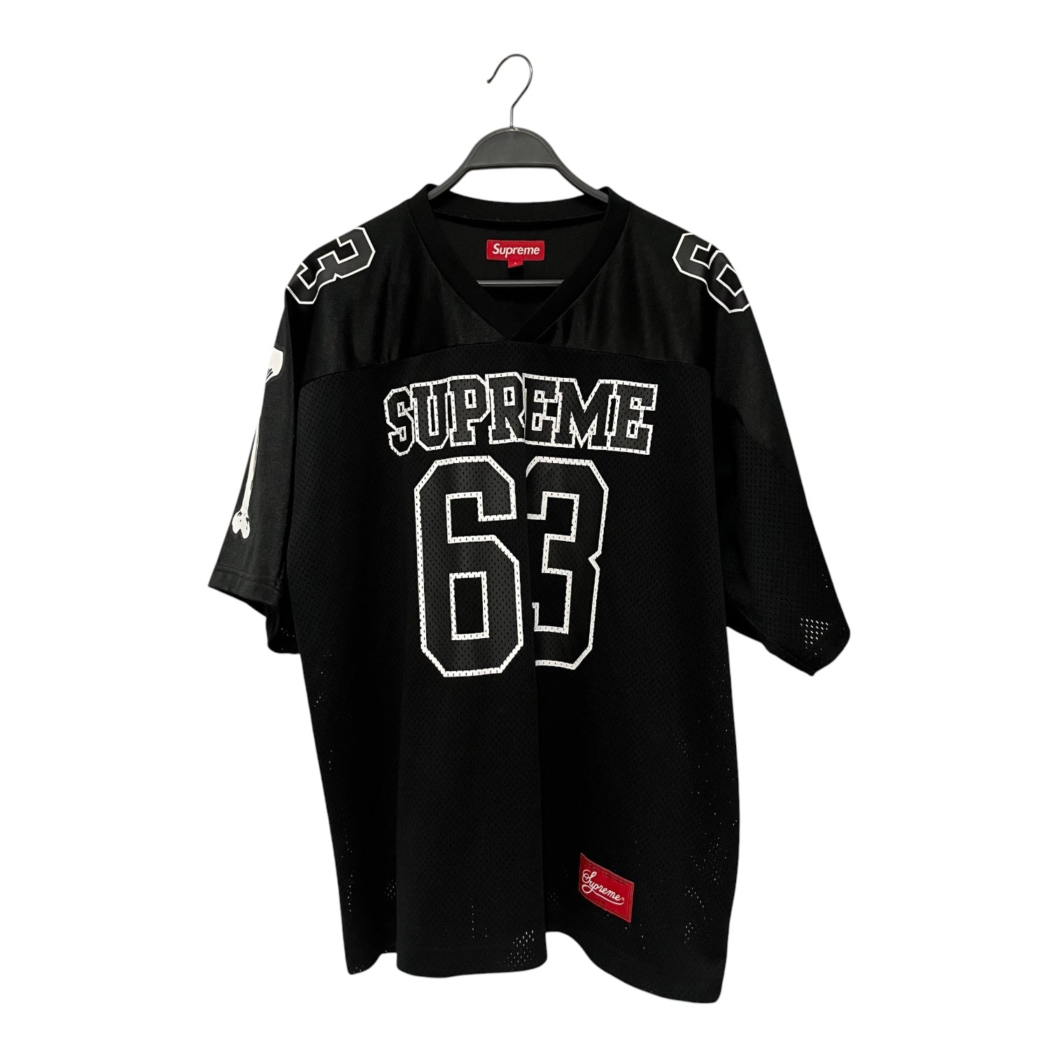 Supreme/Cut & Sew/L/Cotton/BLK/bones football jersey view 1