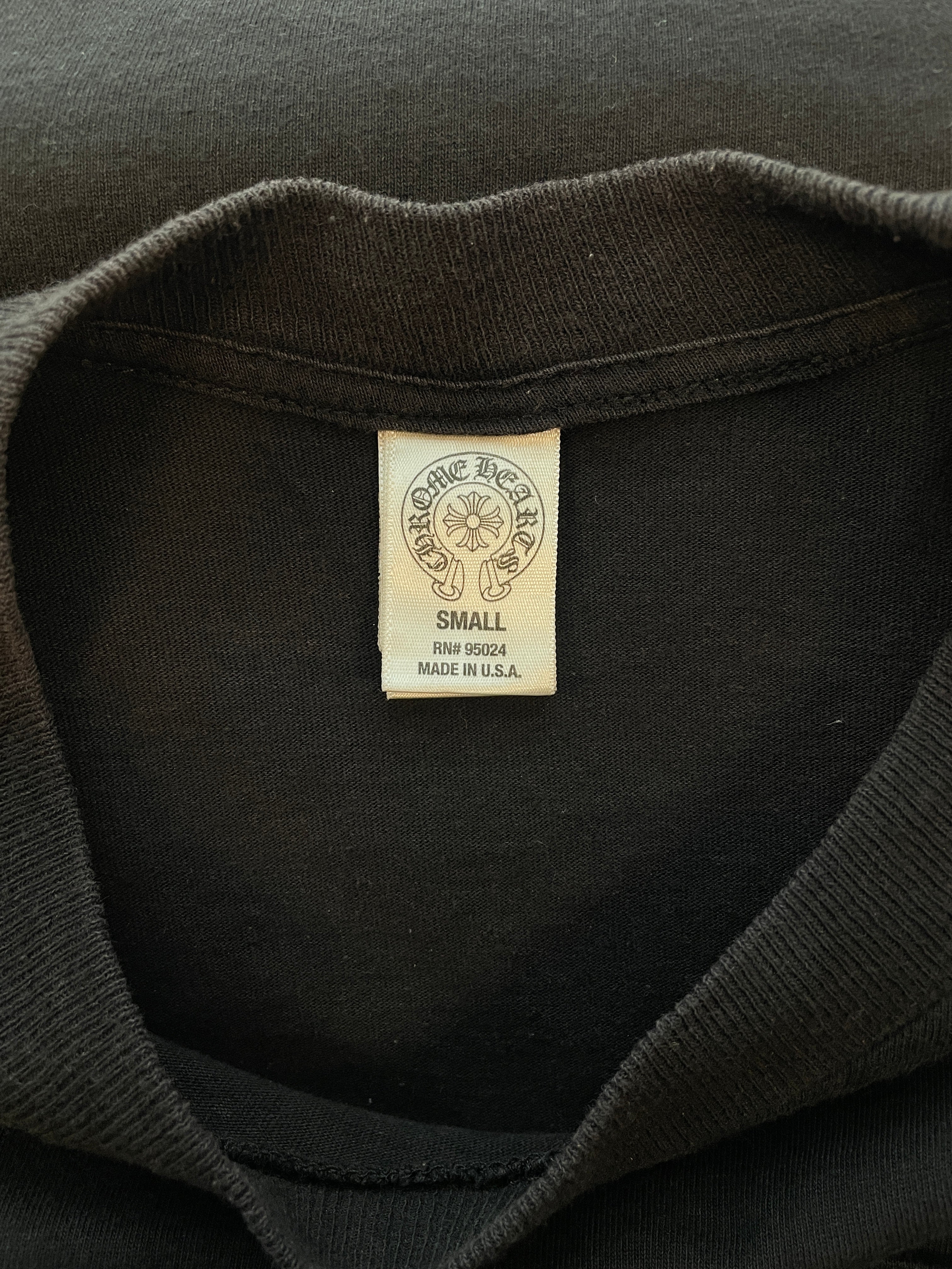 CHROME HEARTS/T-Shirt/S/Cotton/BLK/Graphic/DAGGER TEE view 5