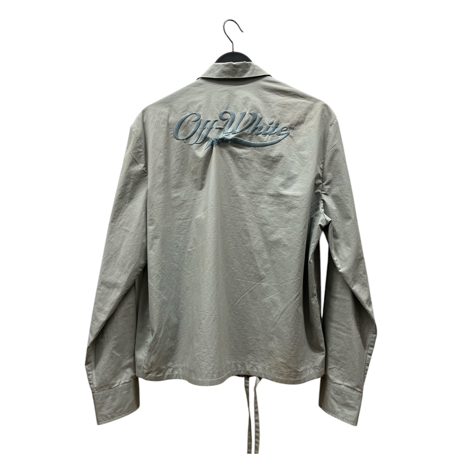 OFF-WHITE/Jacket/L/Acrylic/GRY/ view 2