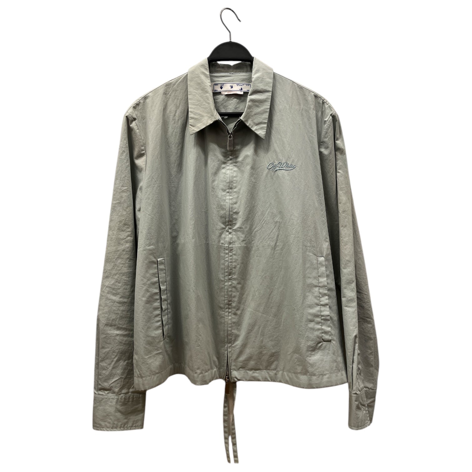 OFF-WHITE/Jacket/L/Acrylic/GRY/ view 1
