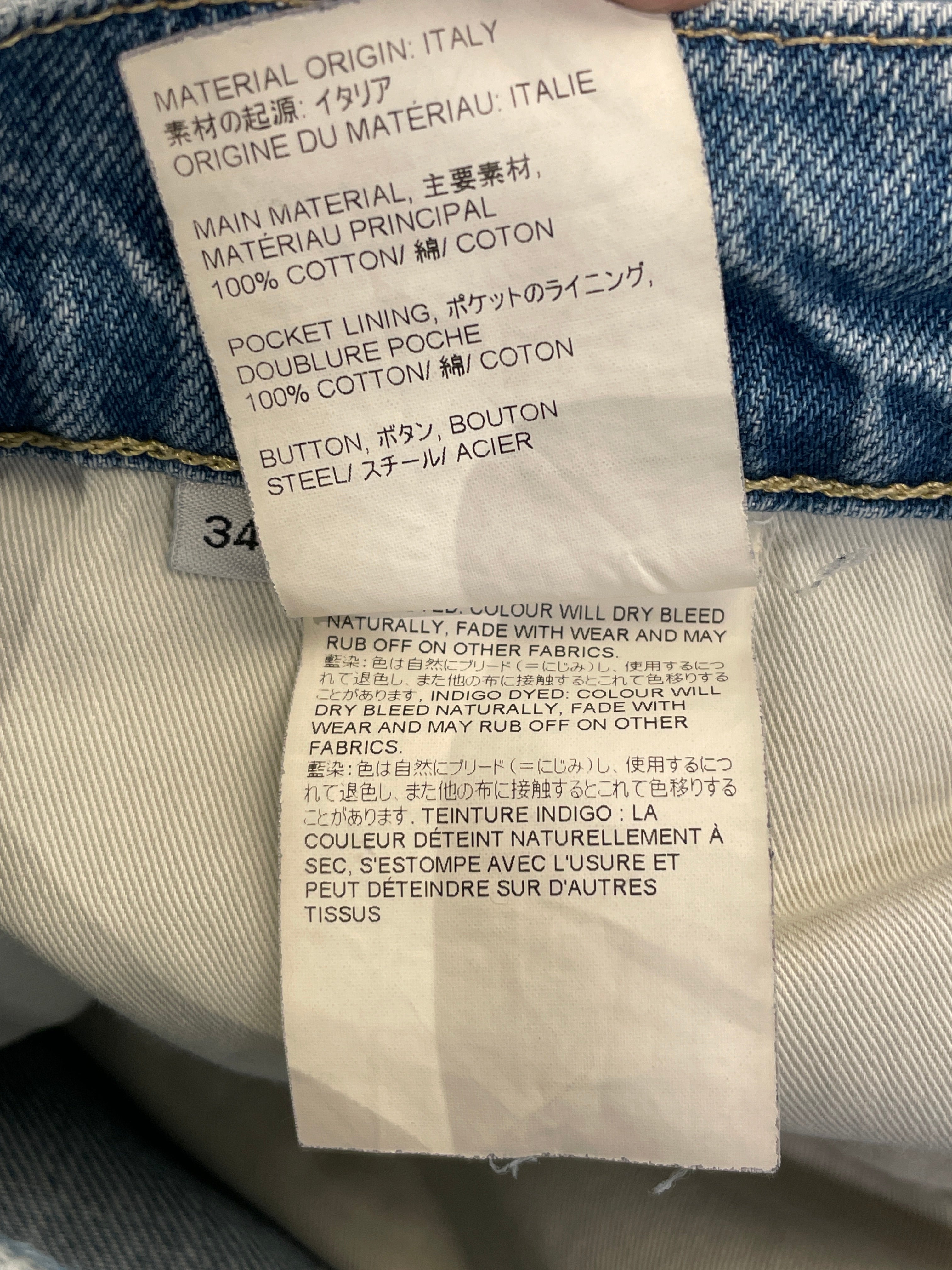 OUR LEGACY/Straight Pants/34/Cotton/BLU/ view 5