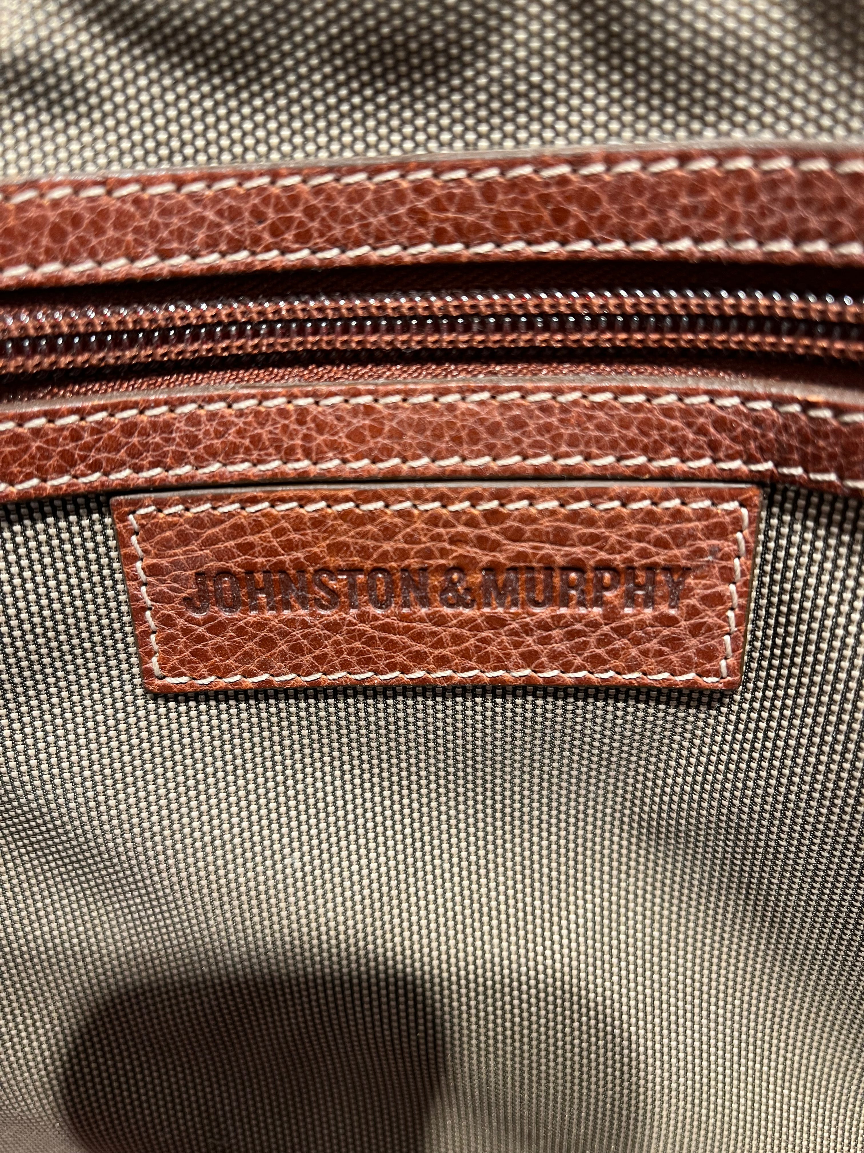 JOHNSTON&MURPHY/Briefcase/Leather/CML/Messenger Breifcase Laptop Bag view 8