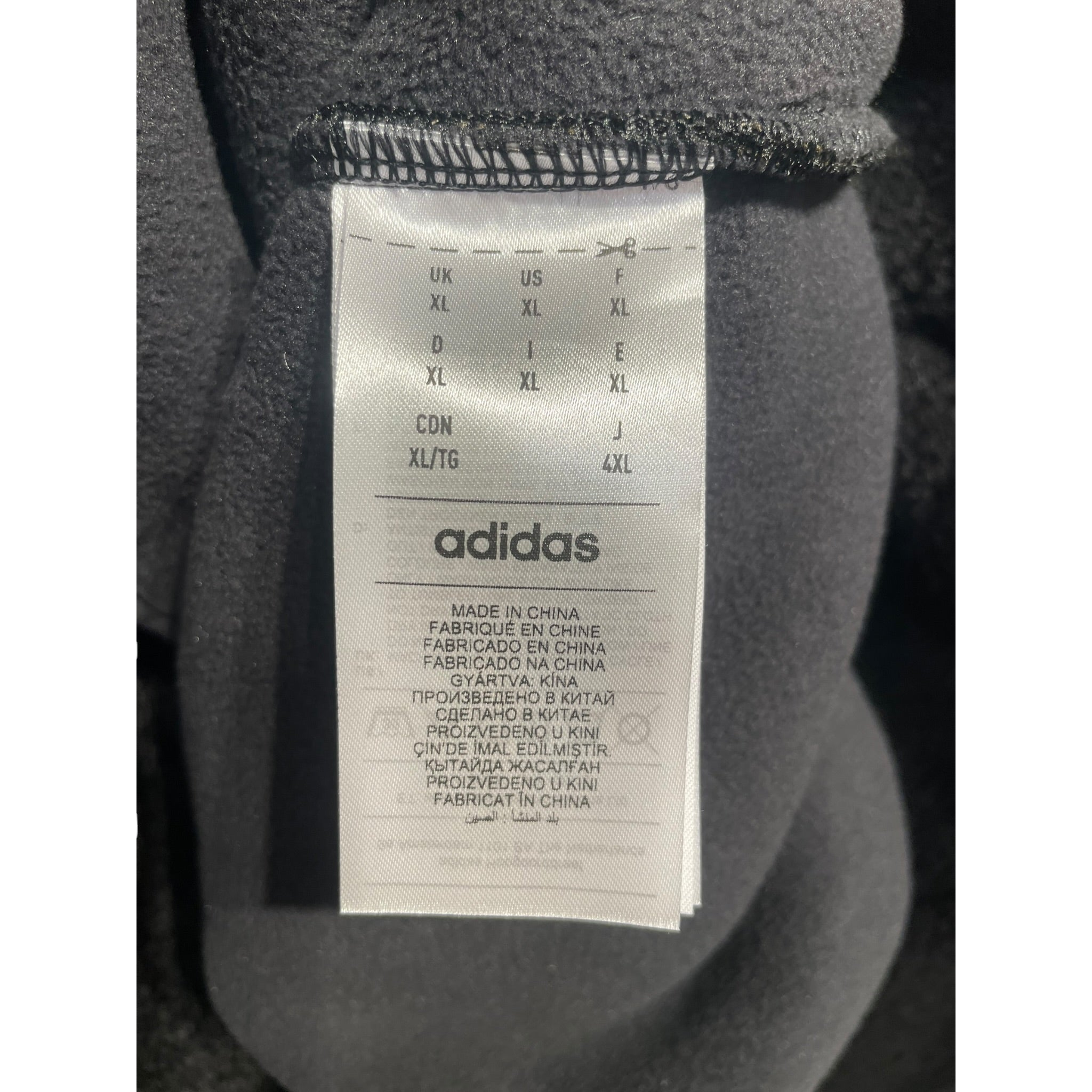 adidas/FEAR OF GOD/Hoodie/XL/Polyester/BLK/Oversize/SHERPA FLEECE HOODIE view 4