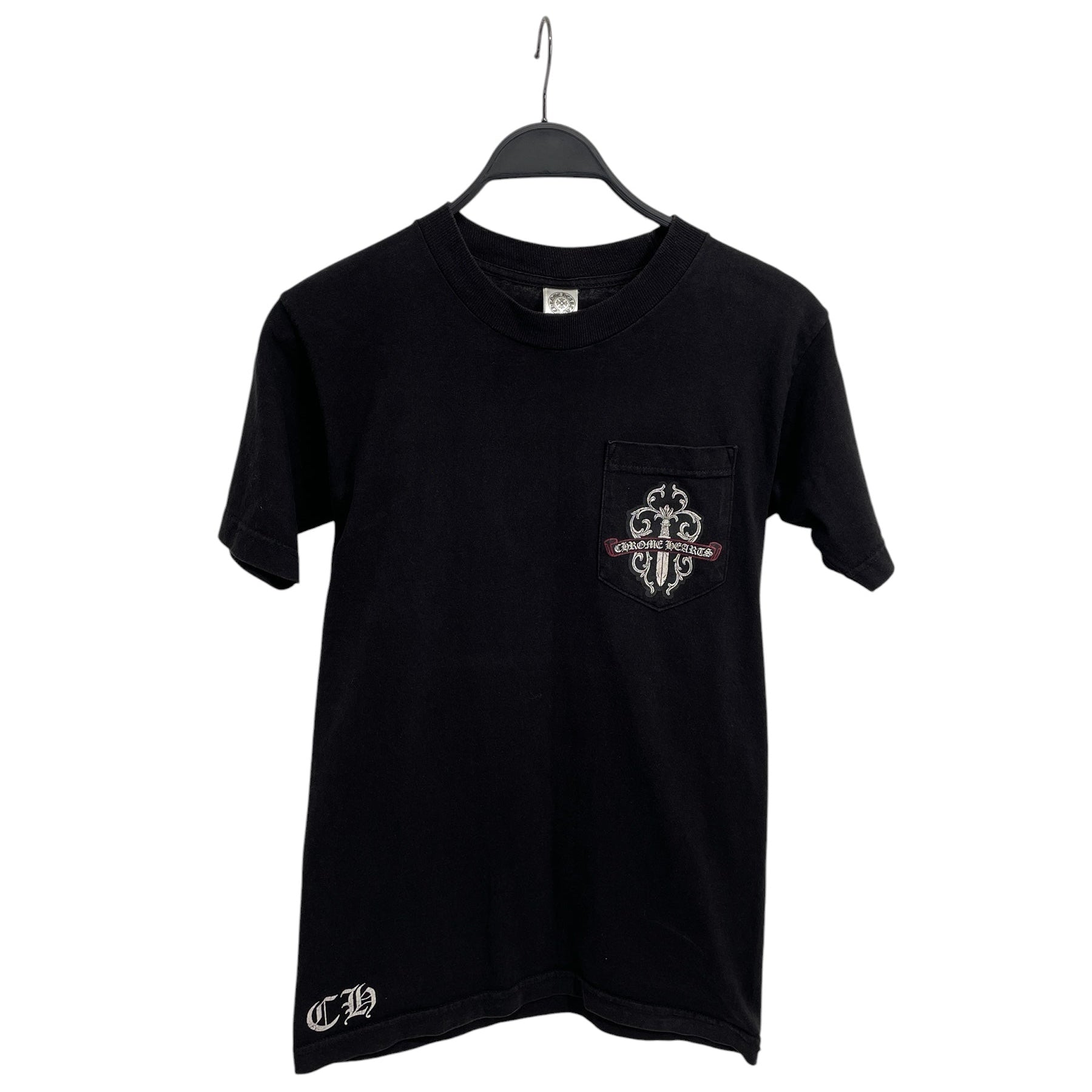 CHROME HEARTS/T-Shirt/S/Cotton/BLK/Graphic/DAGGER TEE view 1