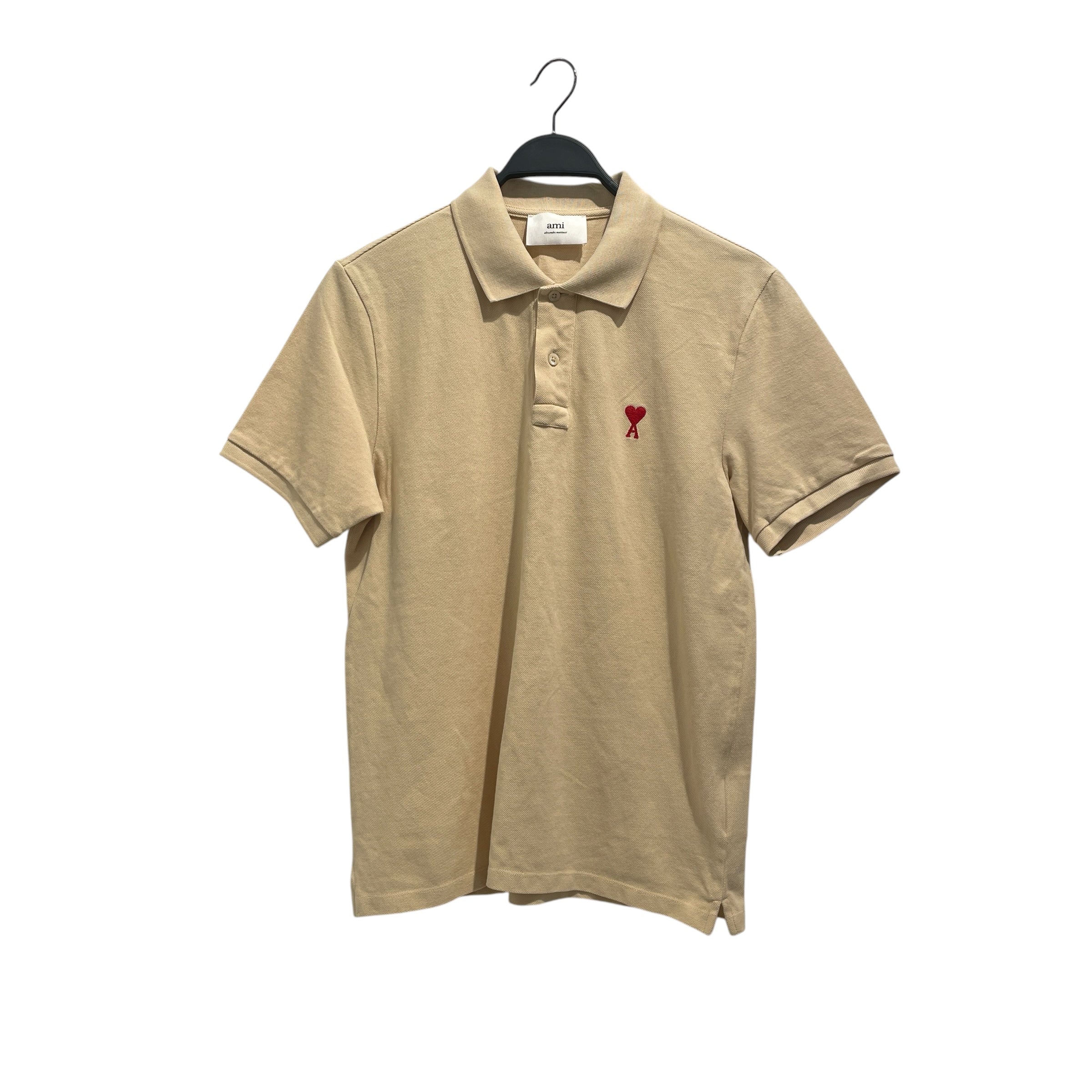 ami alexandre mattiussi/Polo Shirt/L/Cotton/BEG/ view 1
