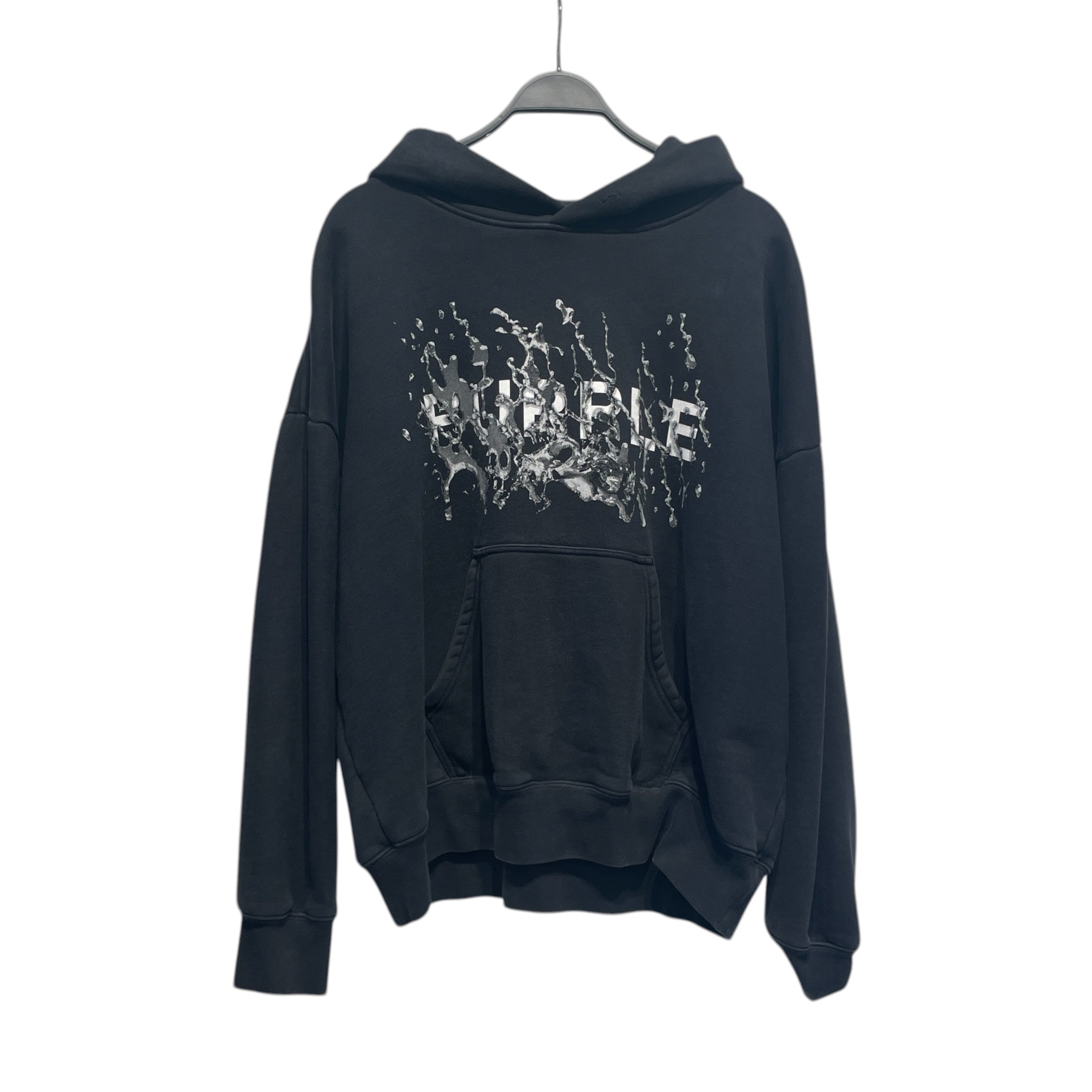 PURPLE BRAND/Hoodie/XL/Graphic/Cotton/BLK/GRAY SPLATTER METALLIC SPLASH view 1
