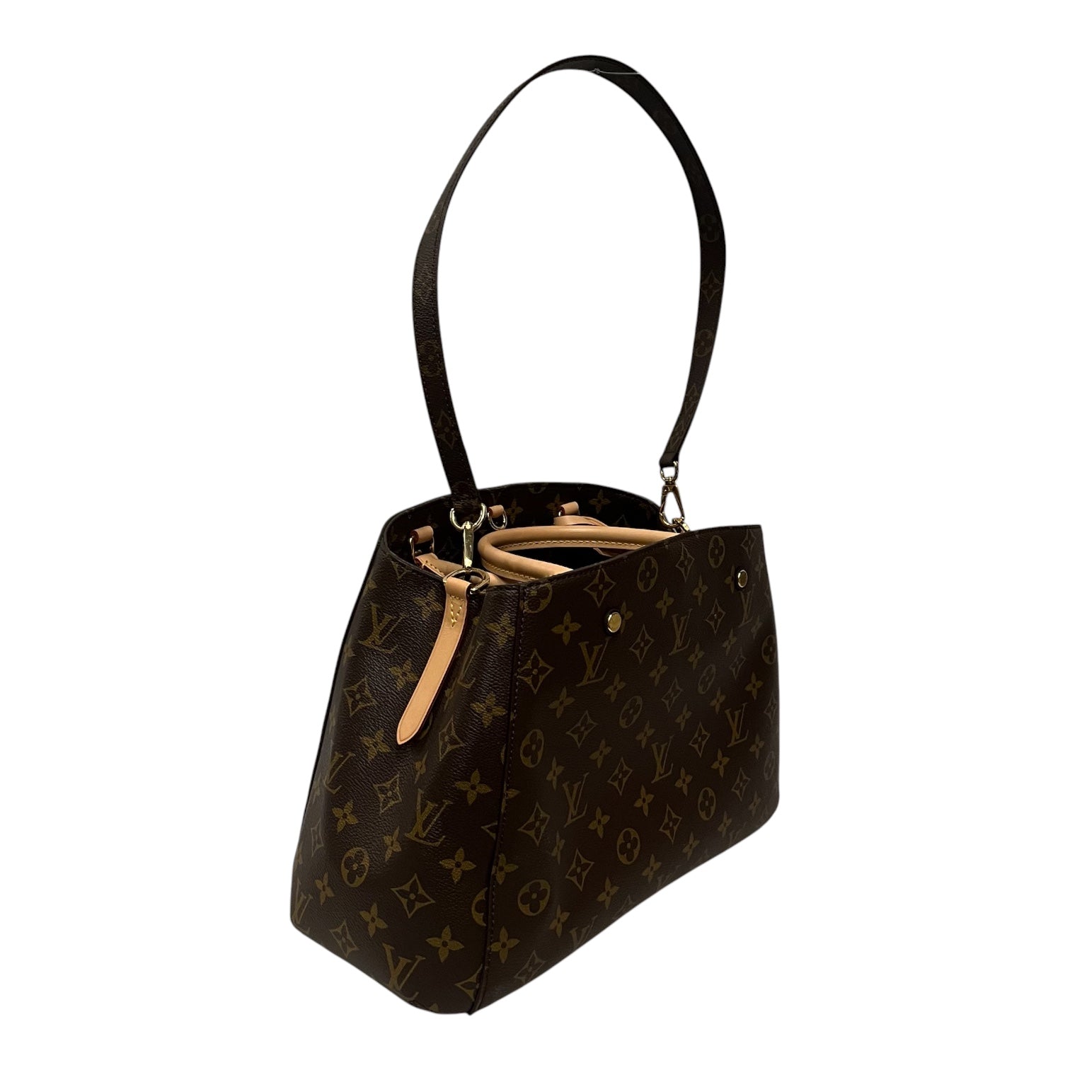 LOUIS VUITTON/Cross Body Bag/Leather/BRW/montaigne view 3