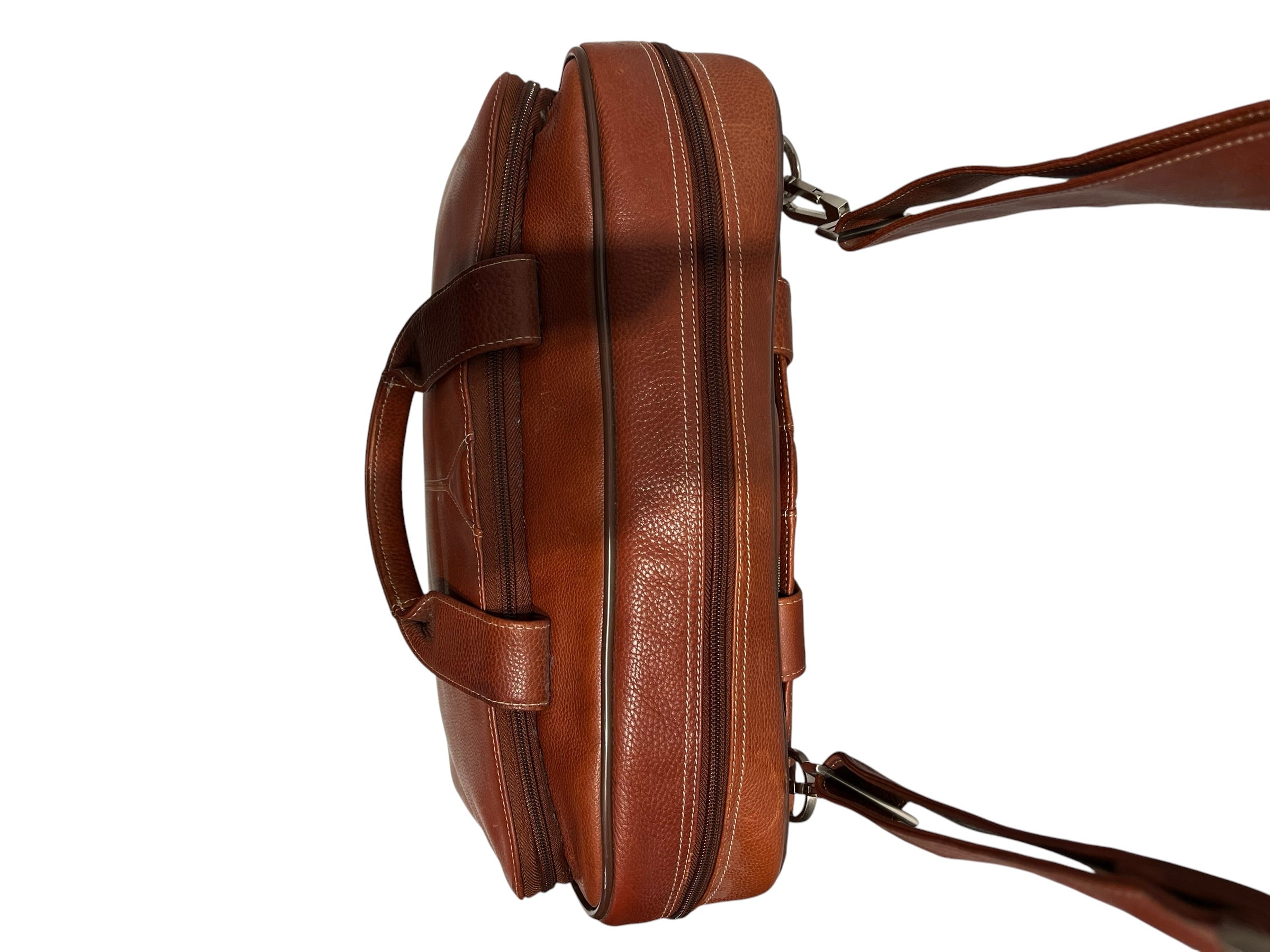 JOHNSTON&MURPHY/Briefcase/Leather/CML/Messenger Breifcase Laptop Bag view 3