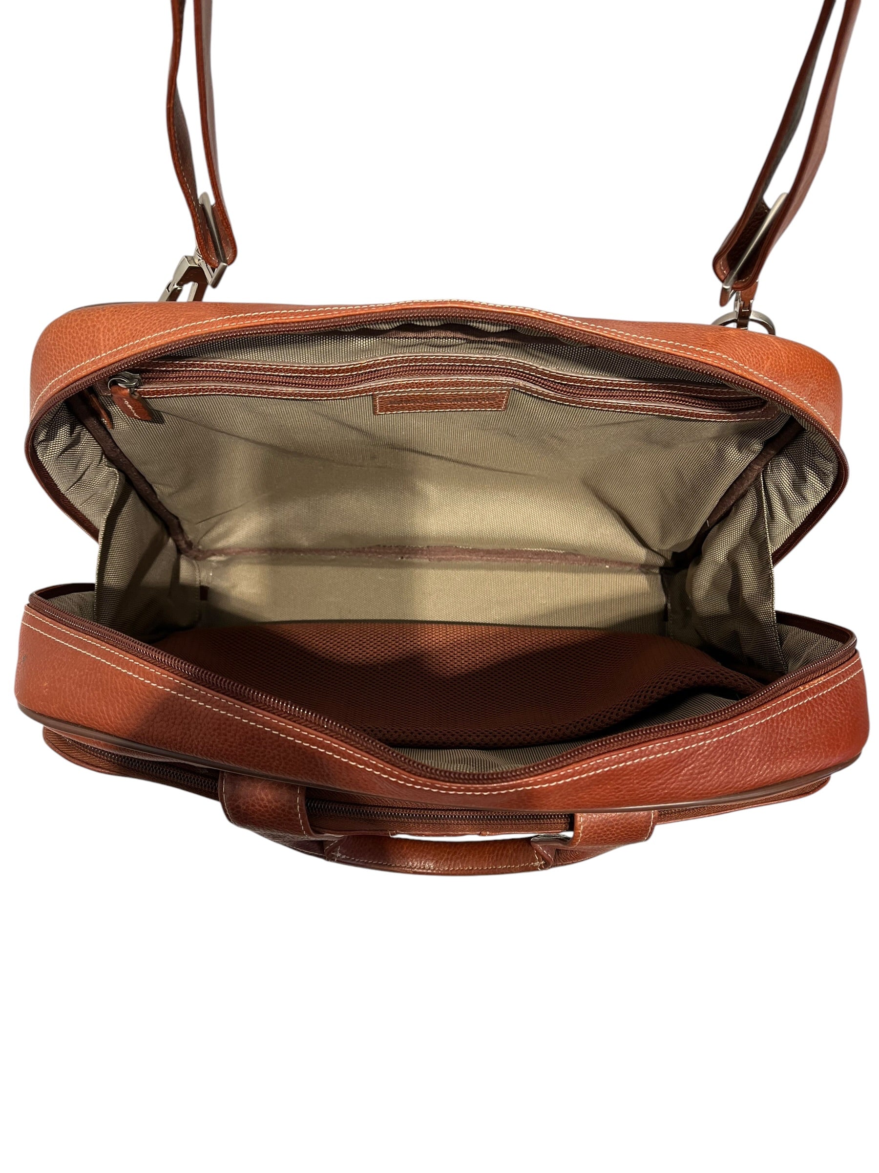 JOHNSTON&MURPHY/Briefcase/Leather/CML/Messenger Breifcase Laptop Bag view 5