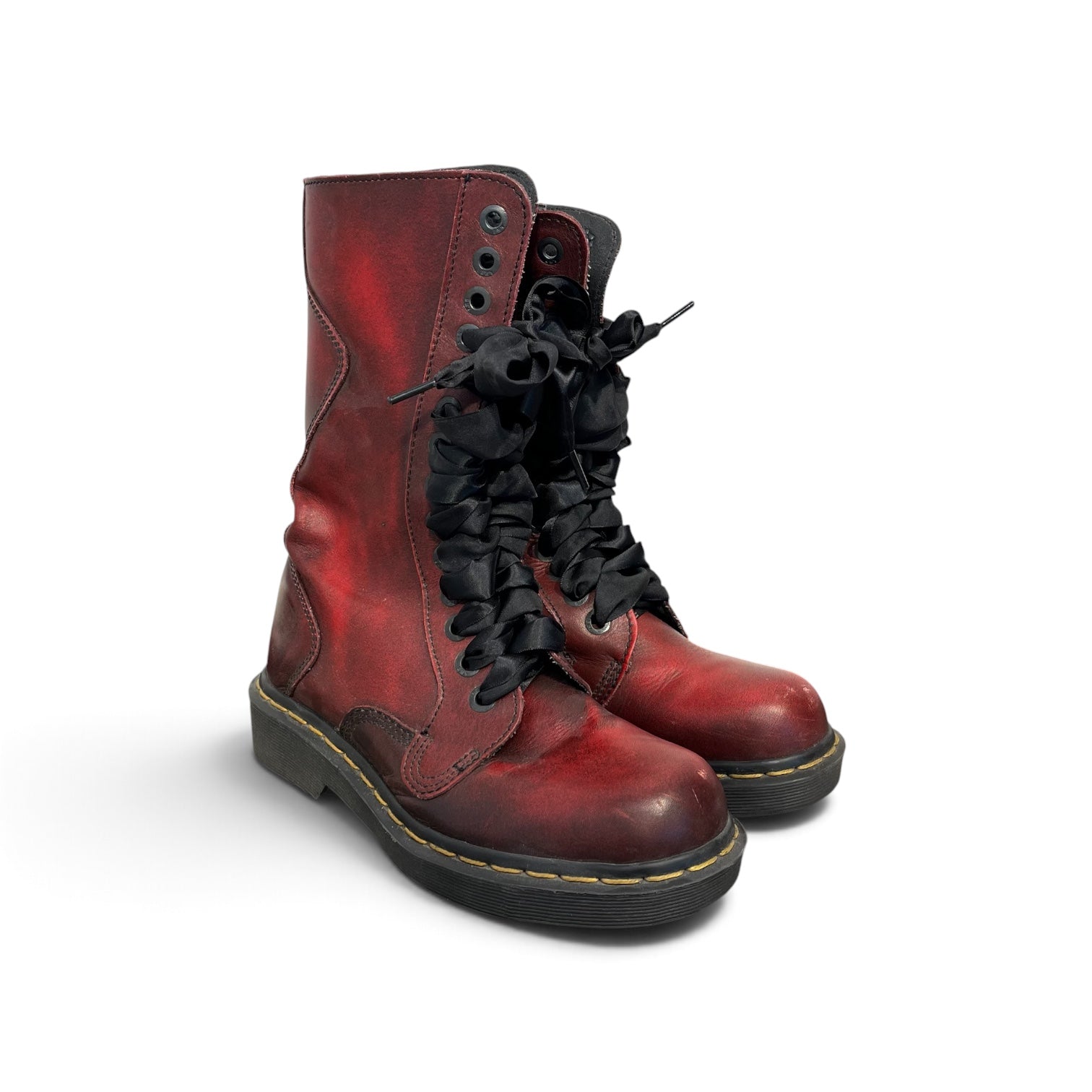 Dr.Martens/Lace Up Boots/US 5/All Over Print/Leather/RED/OXBLOOD AW 004 view 1