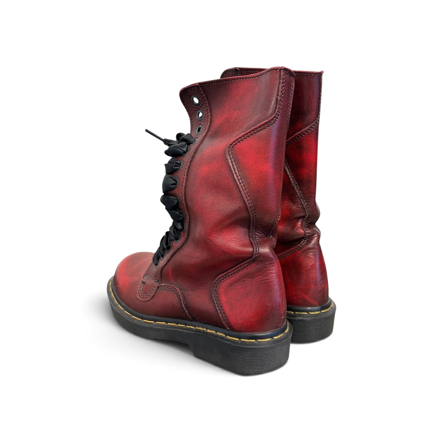 Dr.Martens/Lace Up Boots/US 5/All Over Print/Leather/RED/OXBLOOD AW 004 view 2