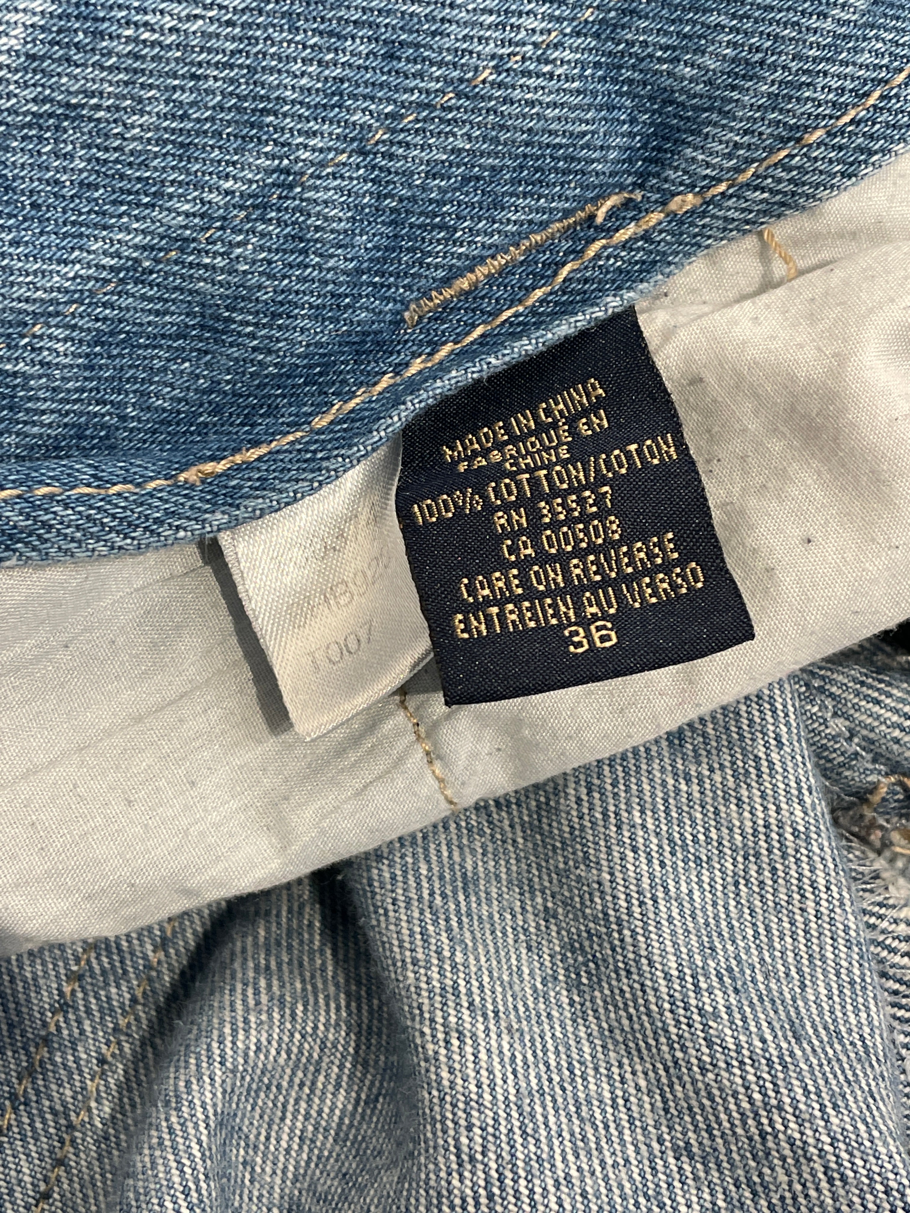 MARITHE FRANCOIS GIRBAUD/Shorts/36/Cotton/BLU/ view 4