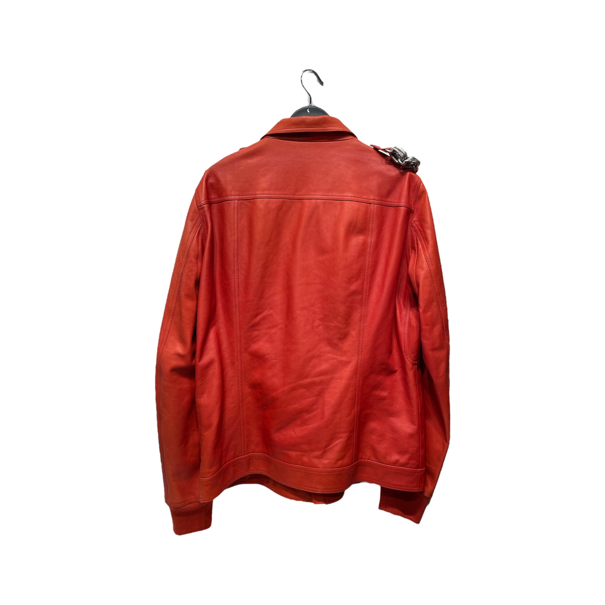 Rick Owens/Leather Jkt/46/Leather/RED/Larry Rotterdam w/ detachable view 2