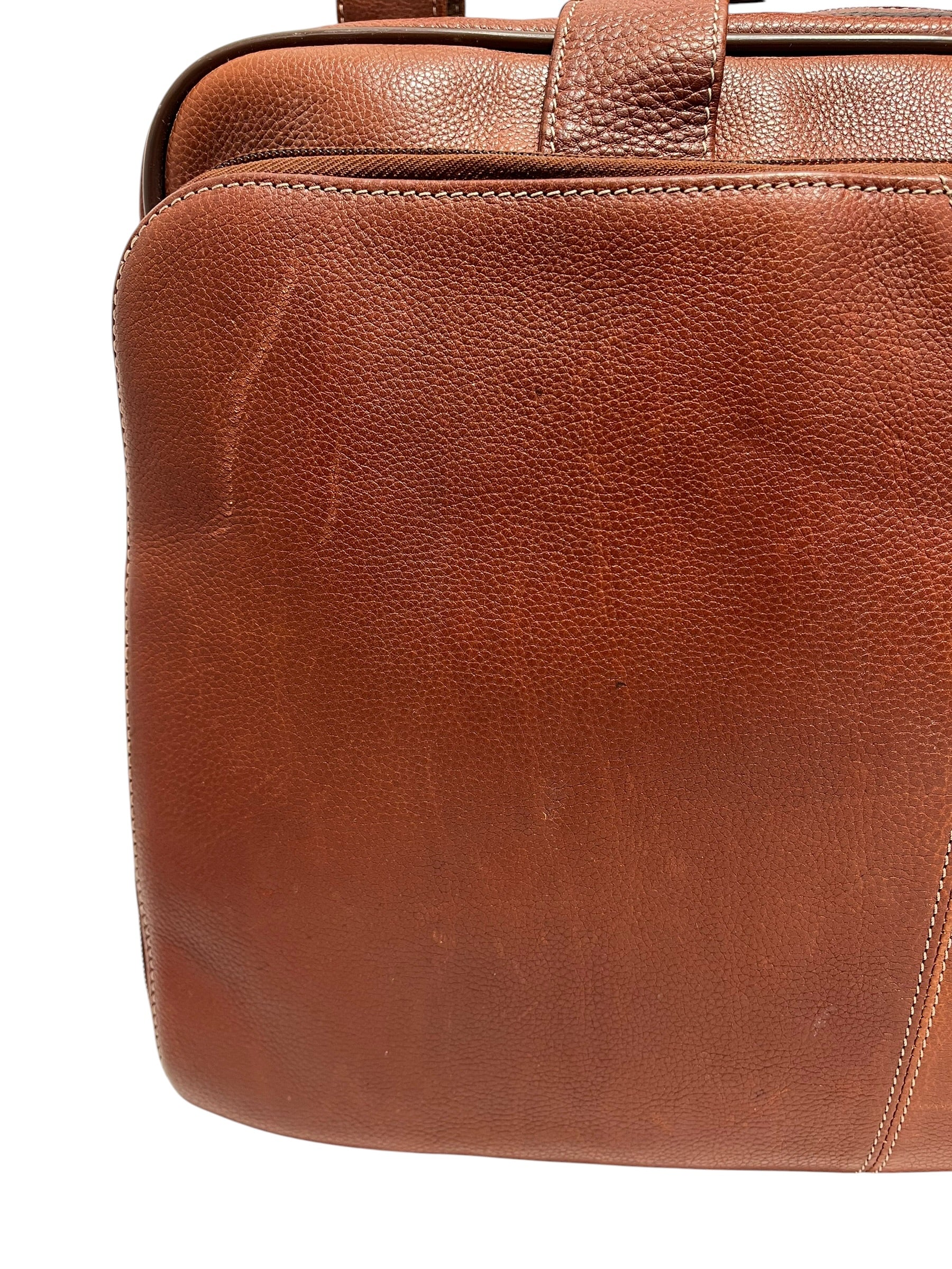 JOHNSTON&MURPHY/Briefcase/Leather/CML/Messenger Breifcase Laptop Bag view 9
